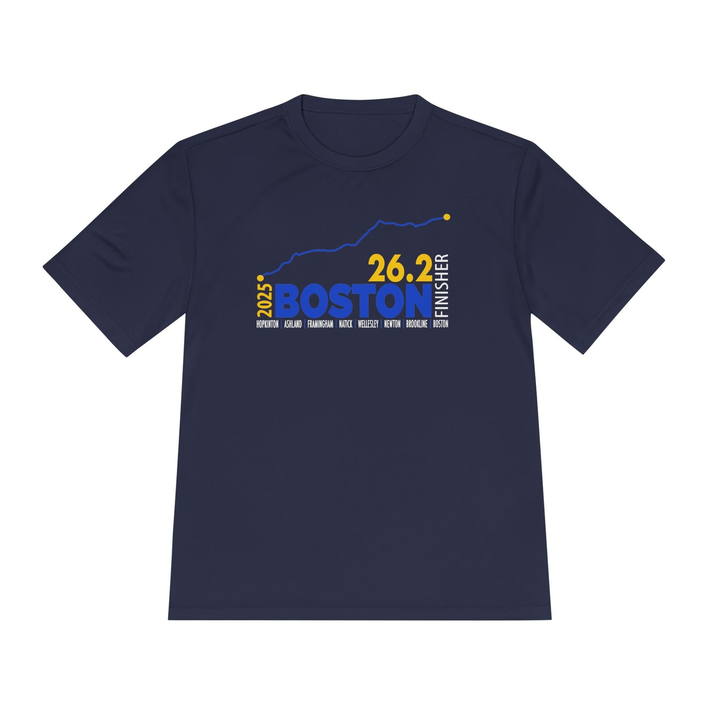 2025 Boston 26.2 Finisher Tee, Unisex Running Shirt, Moisture Wicking Sports Apparel, Fitness Gear, Gift for Runners