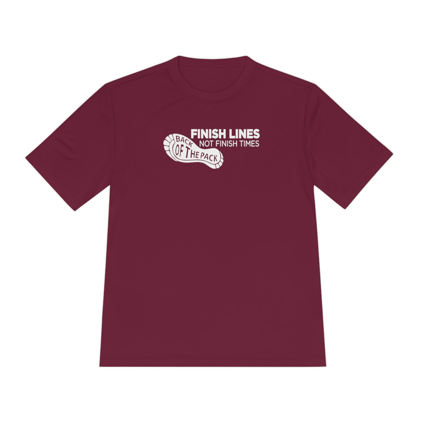 Back of the pack slogan Unisex Moisture Wicking Tee