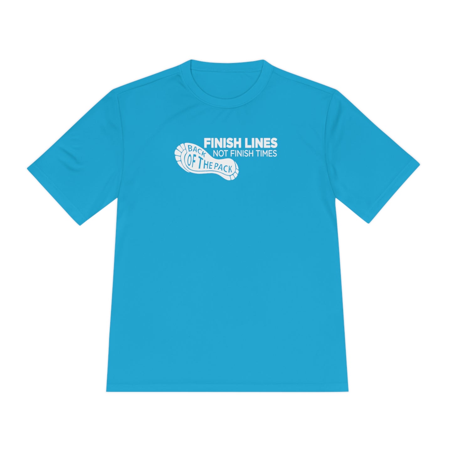 Back of the pack slogan Unisex Moisture Wicking Tee