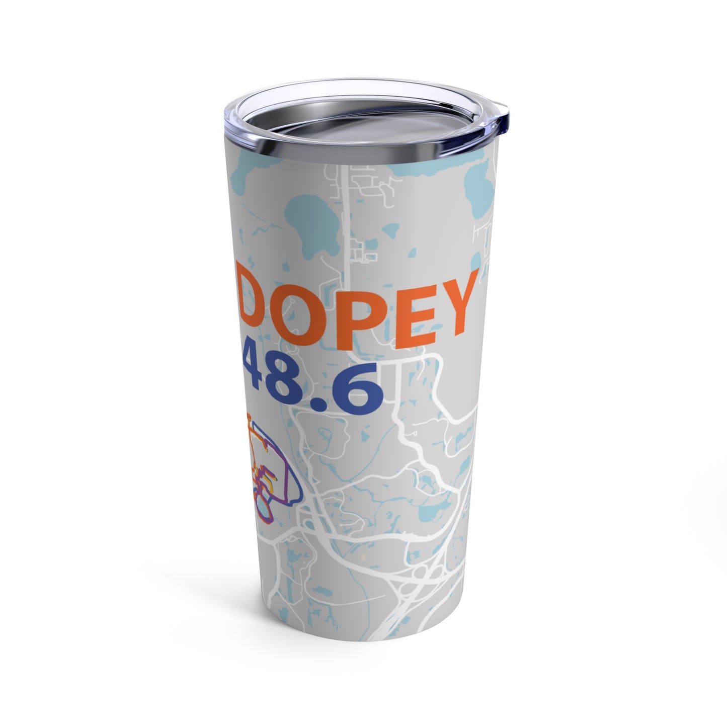 2025 Dopey Map 26.2 Tumbler 20oz