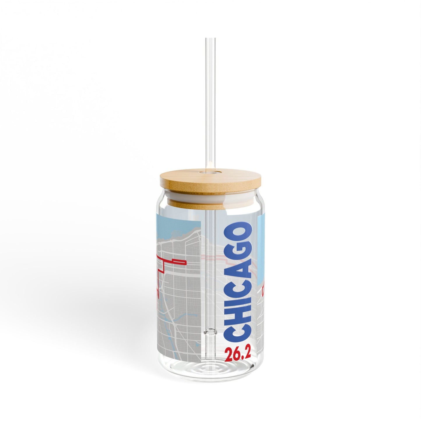 Chicago 26.2 Sipper Glass, 16oz