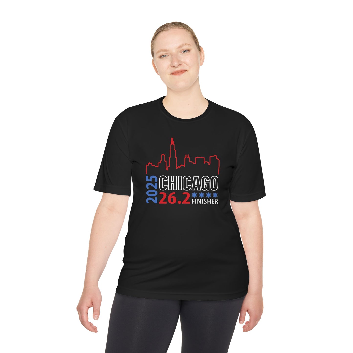 2025 Chicago 26.2 Finisher Tee, Unisex Moisture Wicking Shirt, Running Gear, Sportswear, Gift for Runners, Marathon Training Apparel