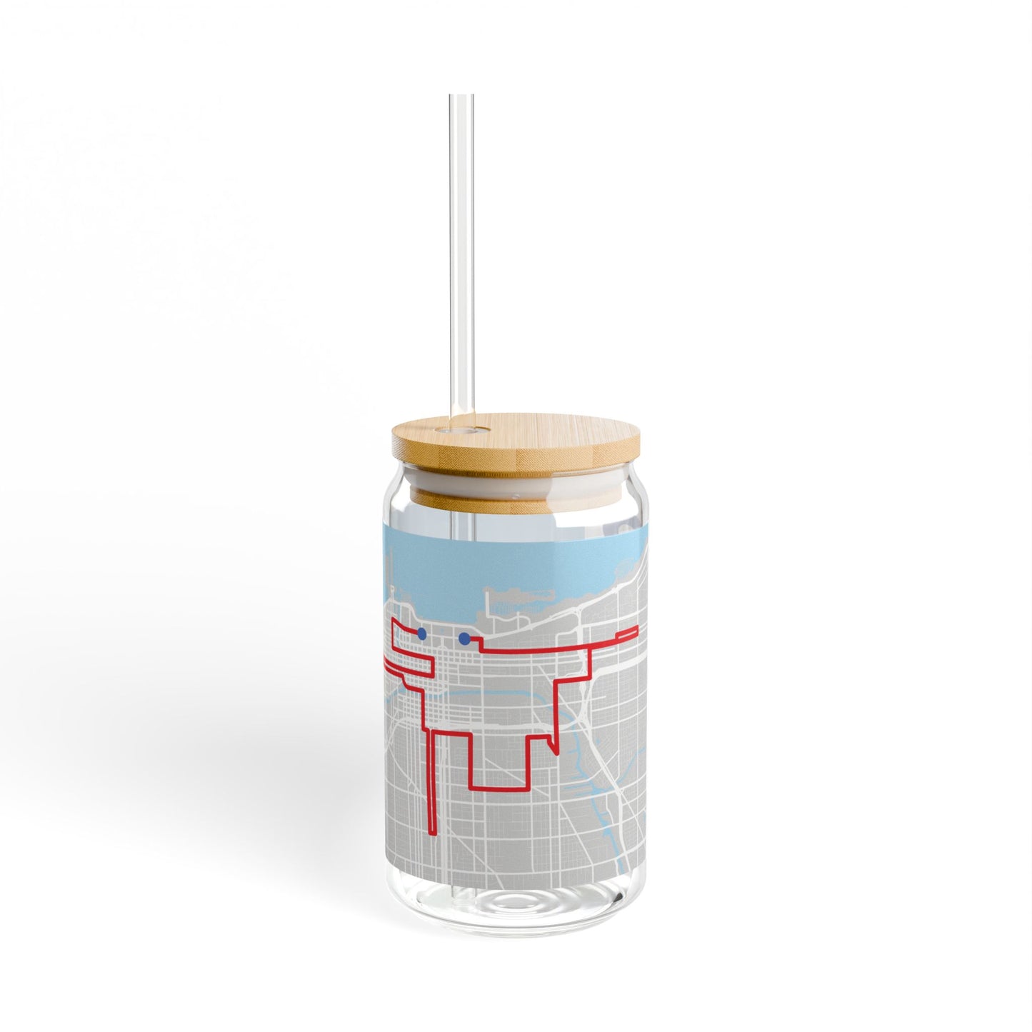 Chicago 26.2 Sipper Glass, 16oz
