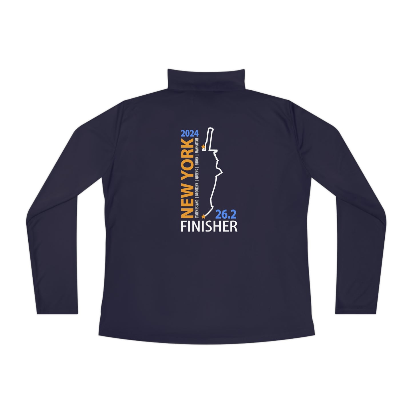 2024 NYC Finisher Ladies Quarter-Zip Pullover- Please check size chart