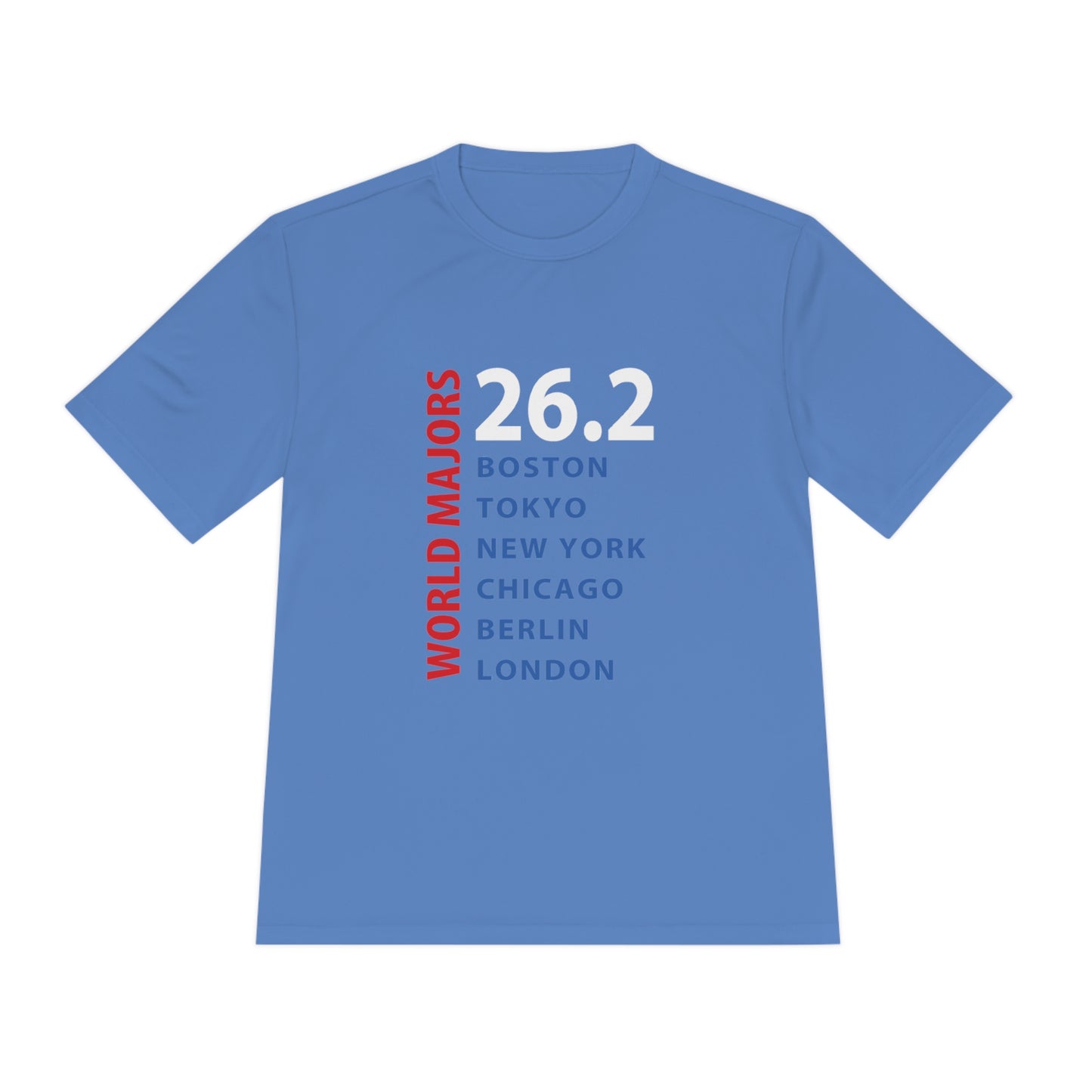 Marathon Majors List Unisex Moisture Wicking Tee