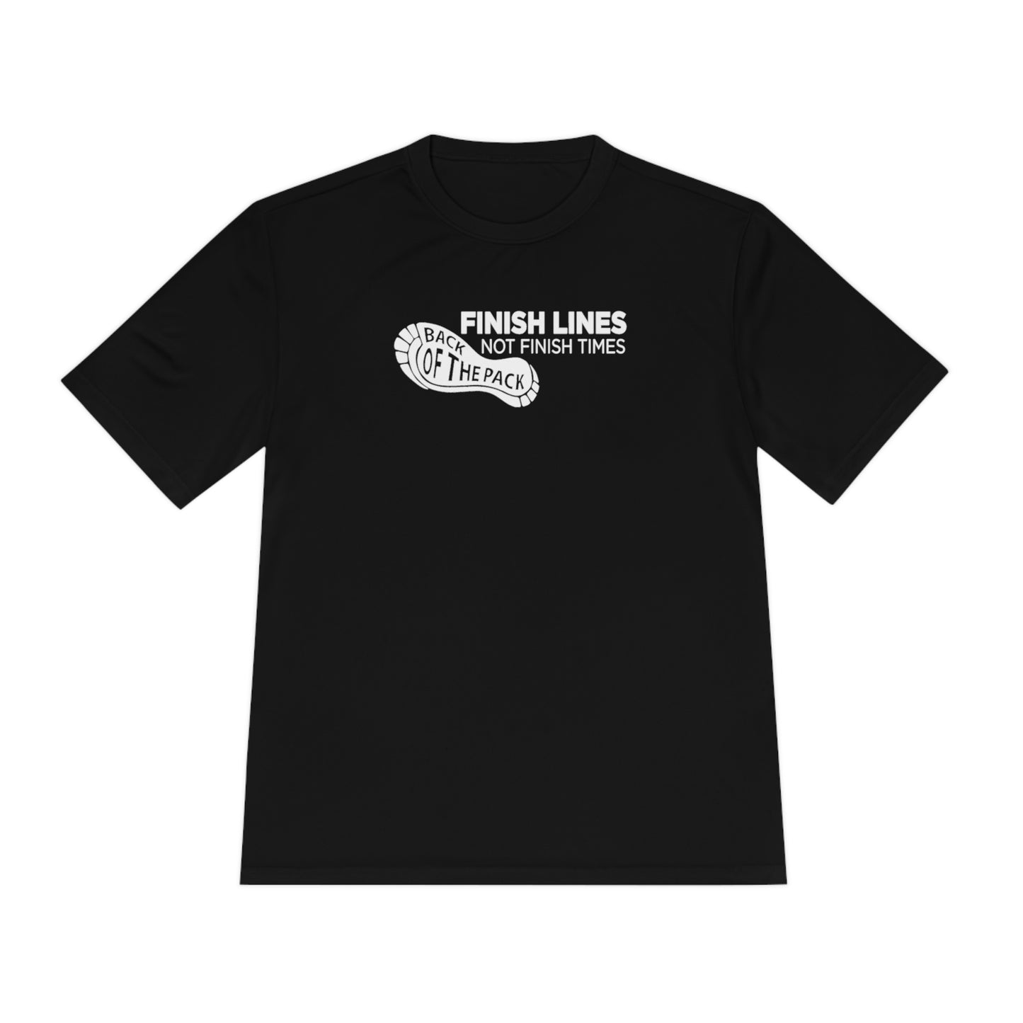 Back of the pack slogan Unisex Moisture Wicking Tee