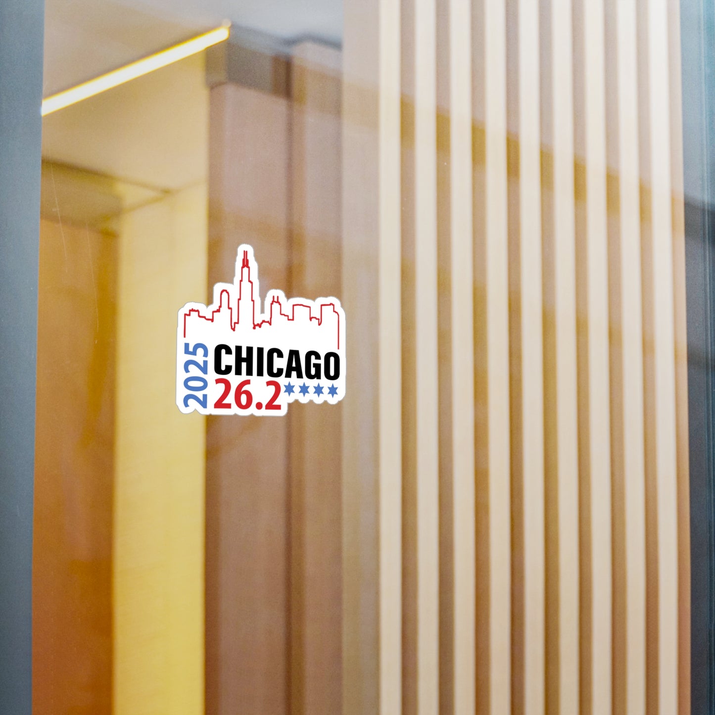 2025 Chicago 26.2 Vinyl Decal, 2025 Chicago 26.2 Sticker, Running Gift, Race Day Decor, Sports Enthusiast Vinyl