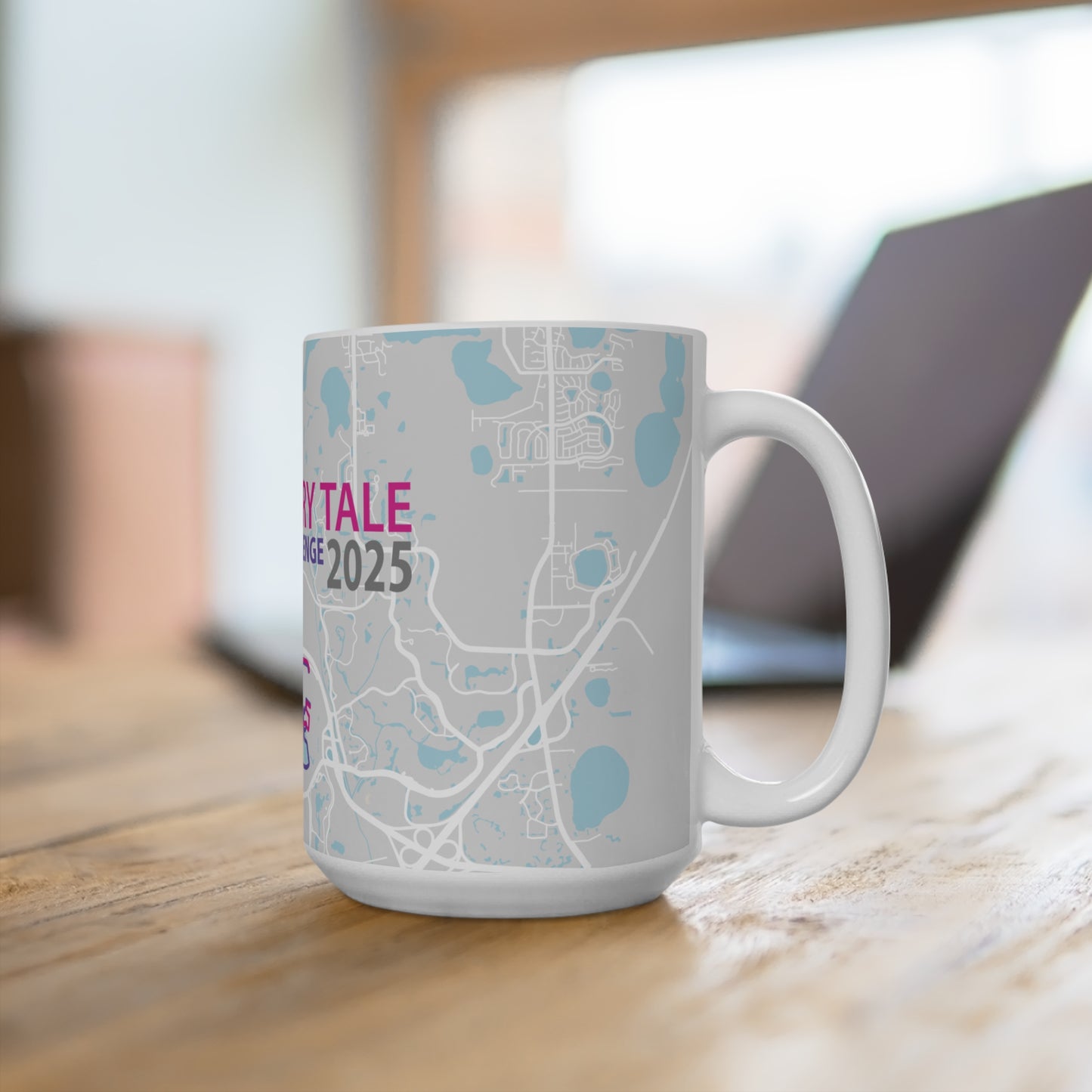 Fairy Tale Challenge 2025 Mug, Fun Motivational Cup, Running Gift, Keepsake, Sports Drinkware, Unique Coffee Mug
