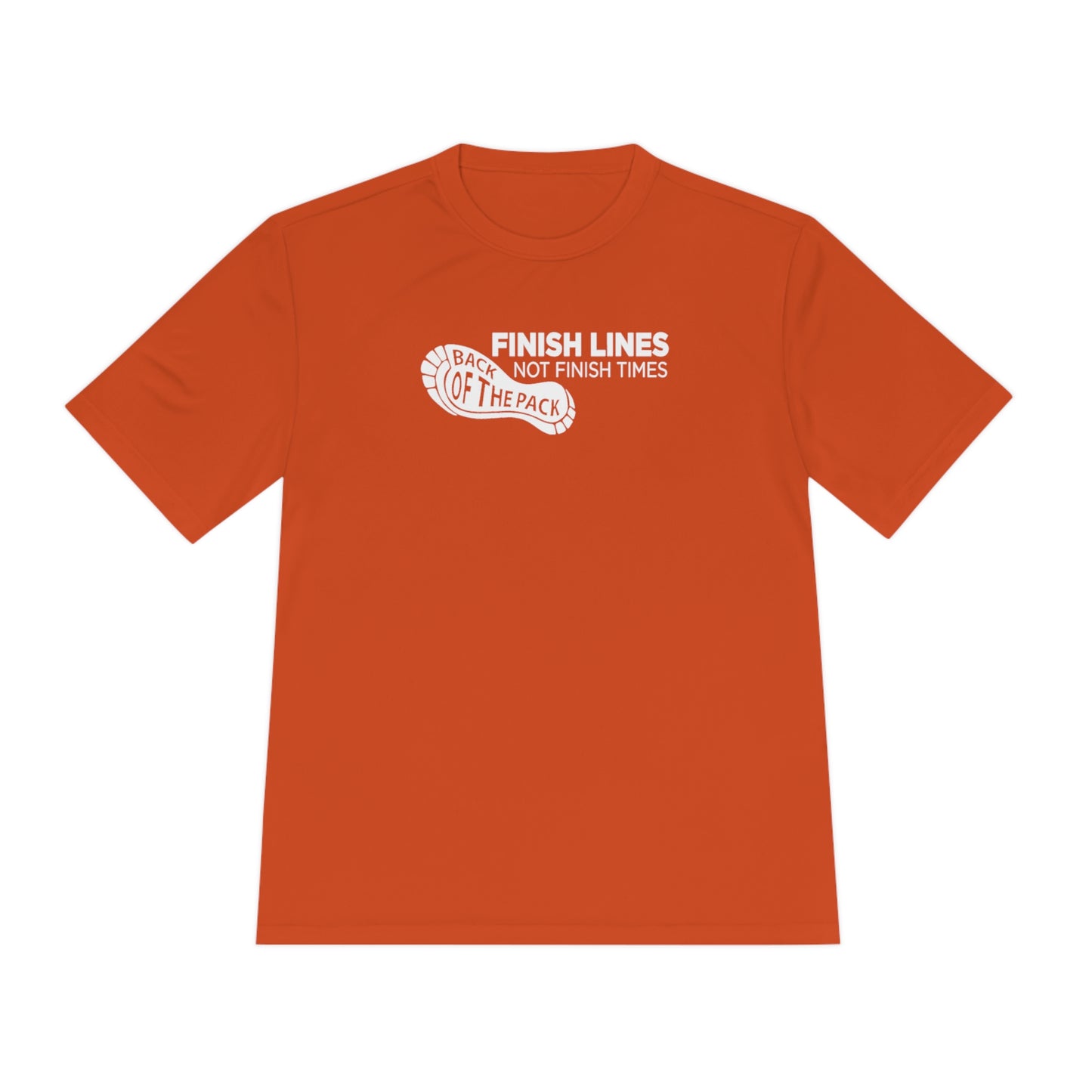 Back of the pack slogan Unisex Moisture Wicking Tee