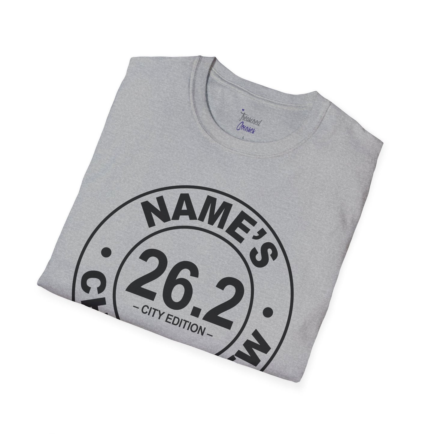 Personalized Cheer Crew T-Shirt, Custom Running Shirt, Marathon Support Tee, Gift for Runners, 26.2 City Edition Tee