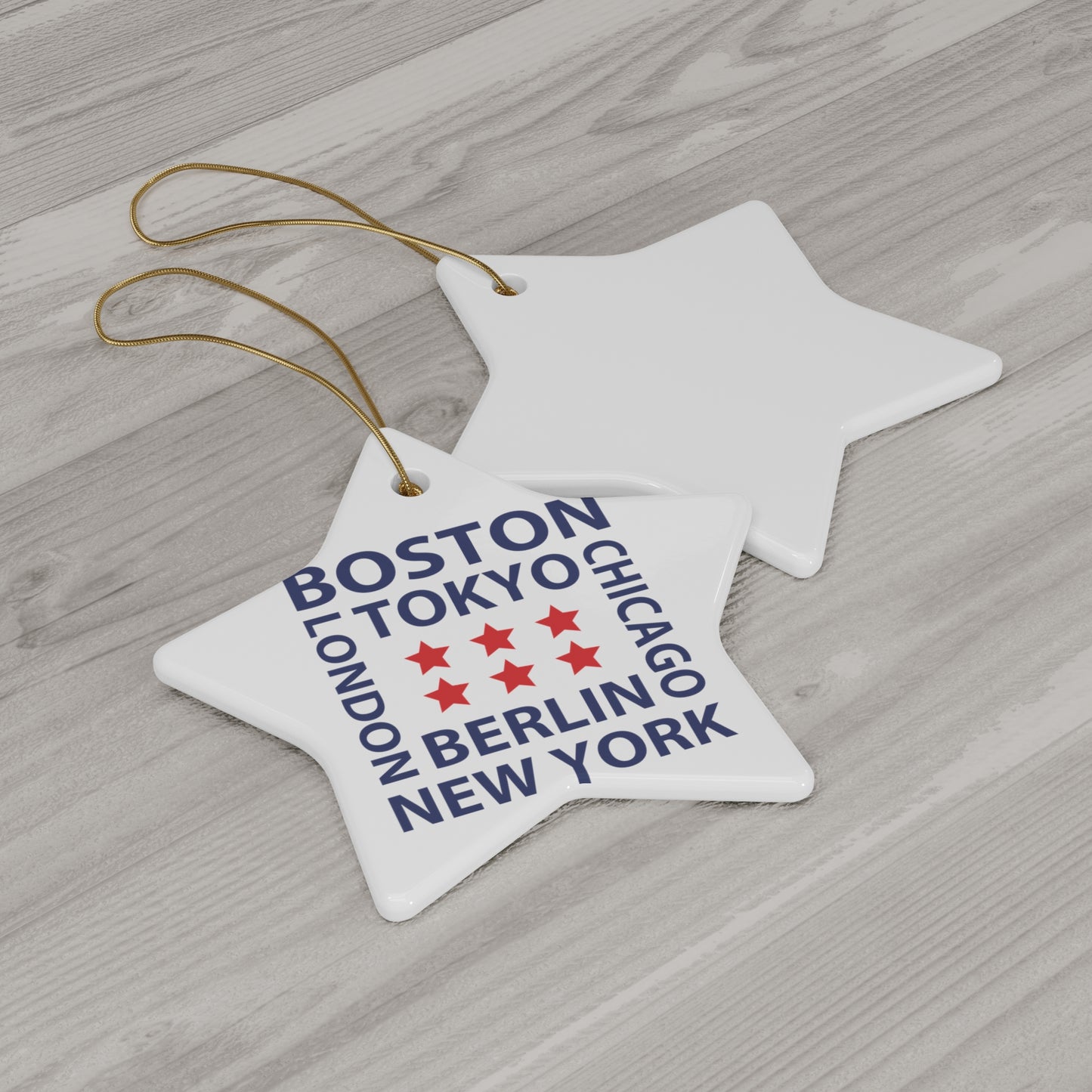 Marathon Majors Ceramic Ornament, 4 Shapes