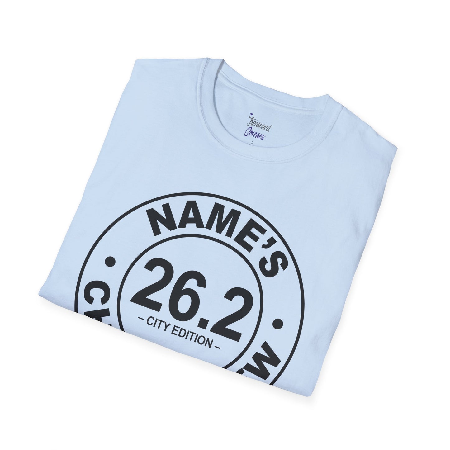 Personalized Cheer Crew T-Shirt, Custom Running Shirt, Marathon Support Tee, Gift for Runners, 26.2 City Edition Tee
