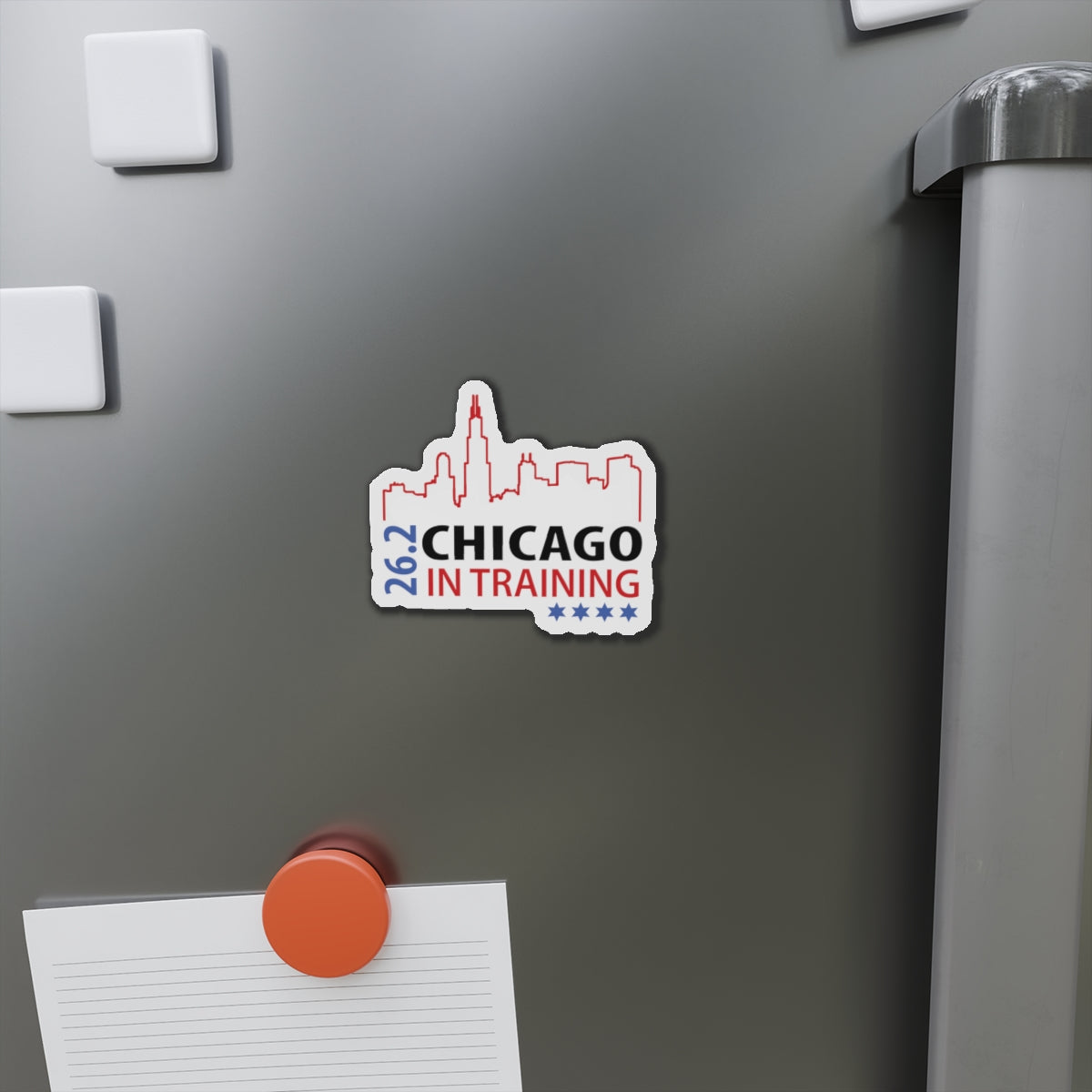 Chicago 26.2 in training Die-Cut Magnets