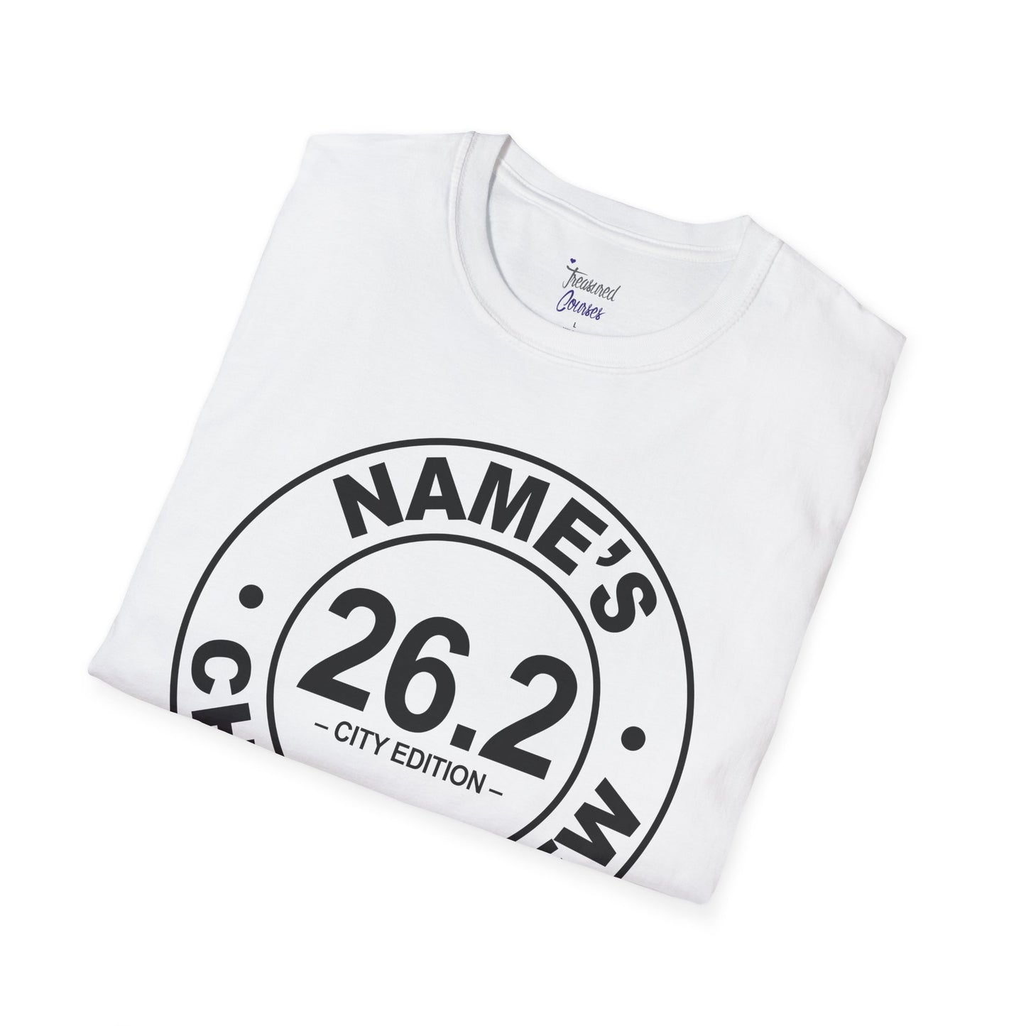 Personalized Cheer Crew T-Shirt, Custom Running Shirt, Marathon Support Tee, Gift for Runners, 26.2 City Edition Tee