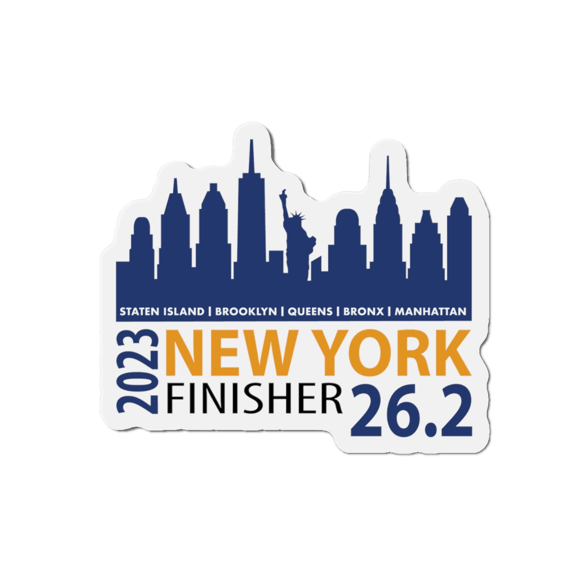 NYC 2023 Finisher Kiss-Cut Magnets