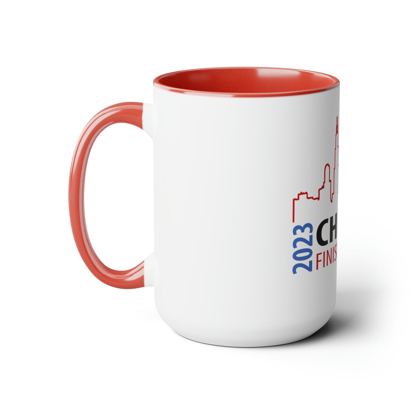 Chicago 26.2 2023 Finisher Two-Tone Coffee Mugs, 15oz
