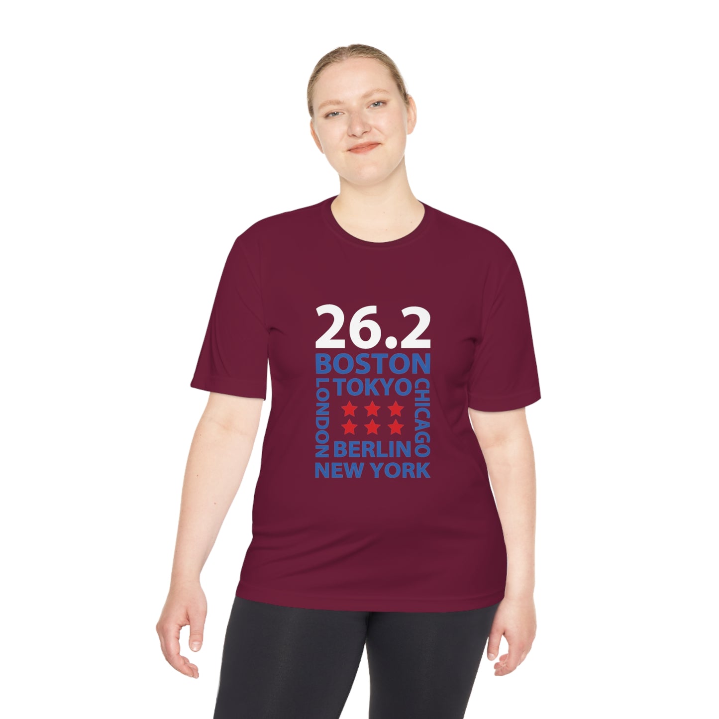 Marathon Majors Unisex Moisture Wicking Tee