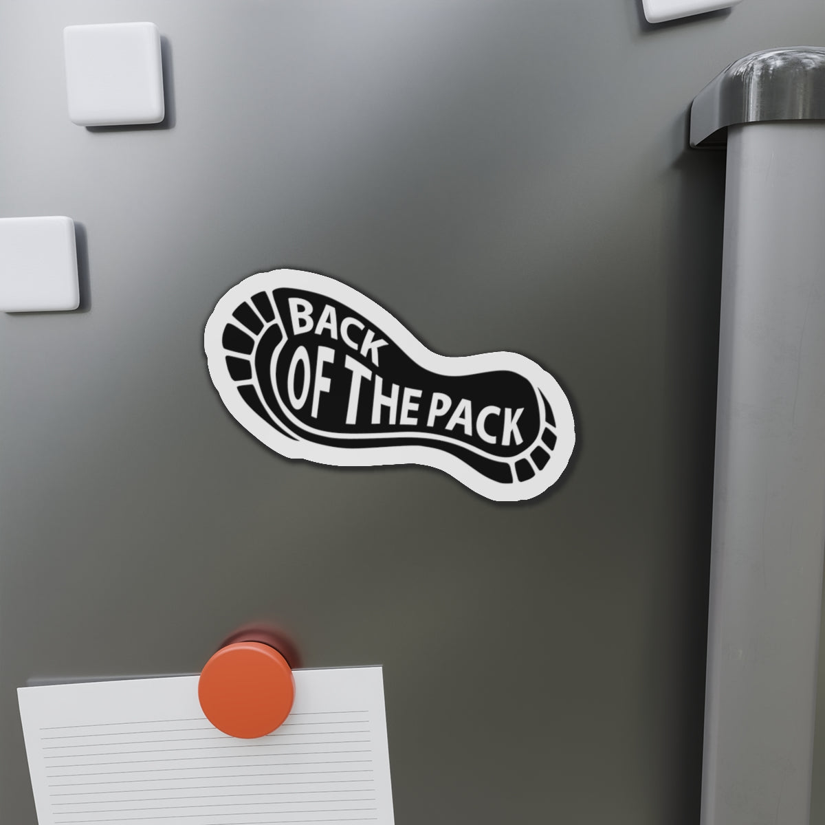 Back of the pack Die-Cut Magnets