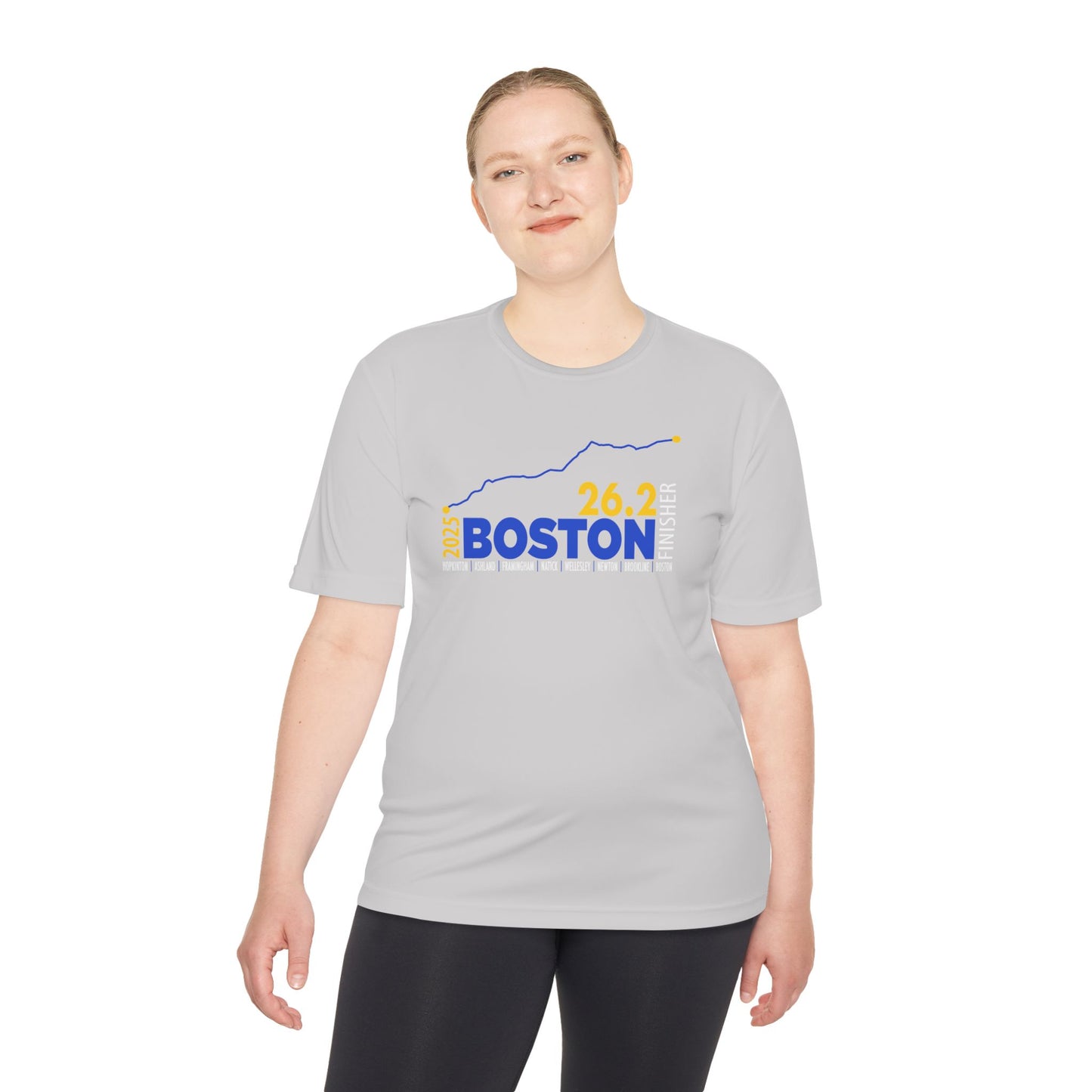 2025 Boston 26.2 Finisher Tee, Unisex Running Shirt, Moisture Wicking Sports Apparel, Fitness Gear, Gift for Runners