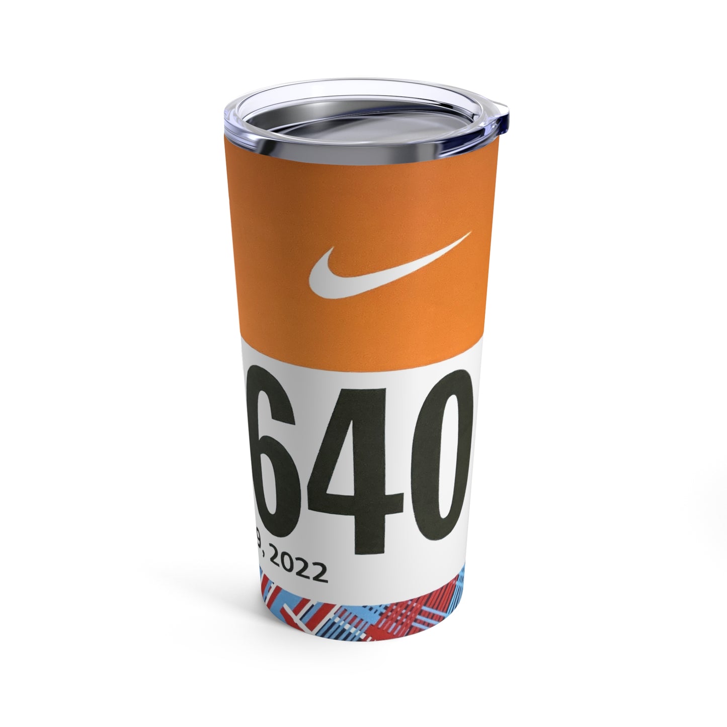 Custom Race Bib Tumbler 20oz