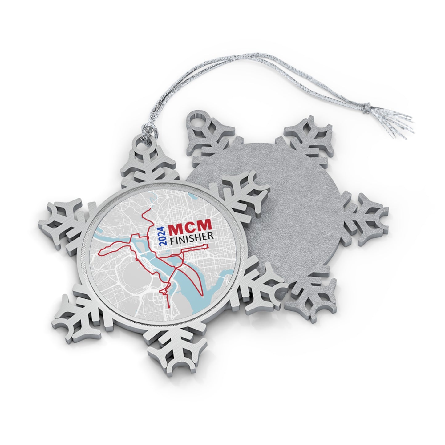 2024 MCM Finisher Pewter Snowflake Ornament