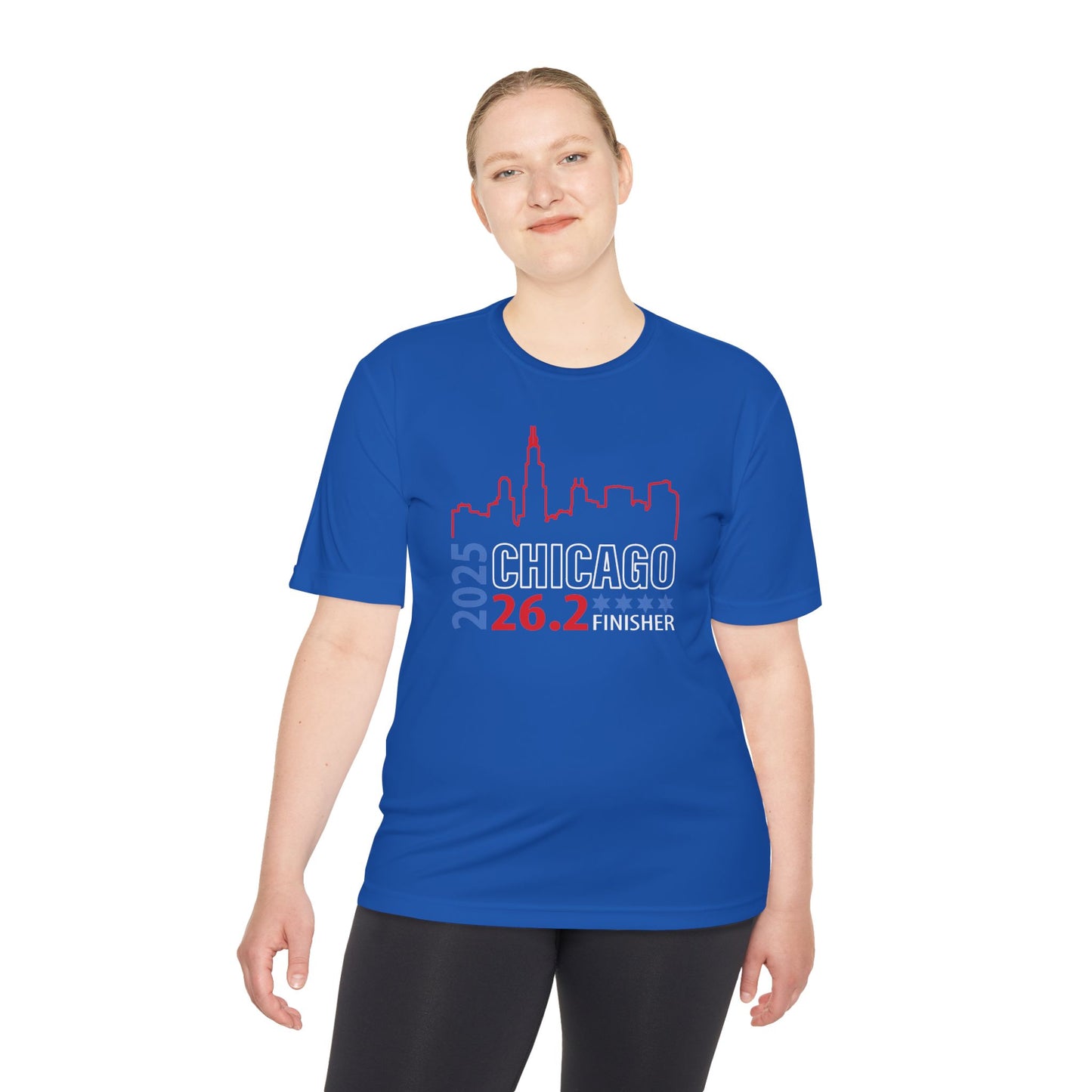 2025 Chicago 26.2 Finisher Tee, Unisex Moisture Wicking Shirt, Running Gear, Sportswear, Gift for Runners, Marathon Training Apparel