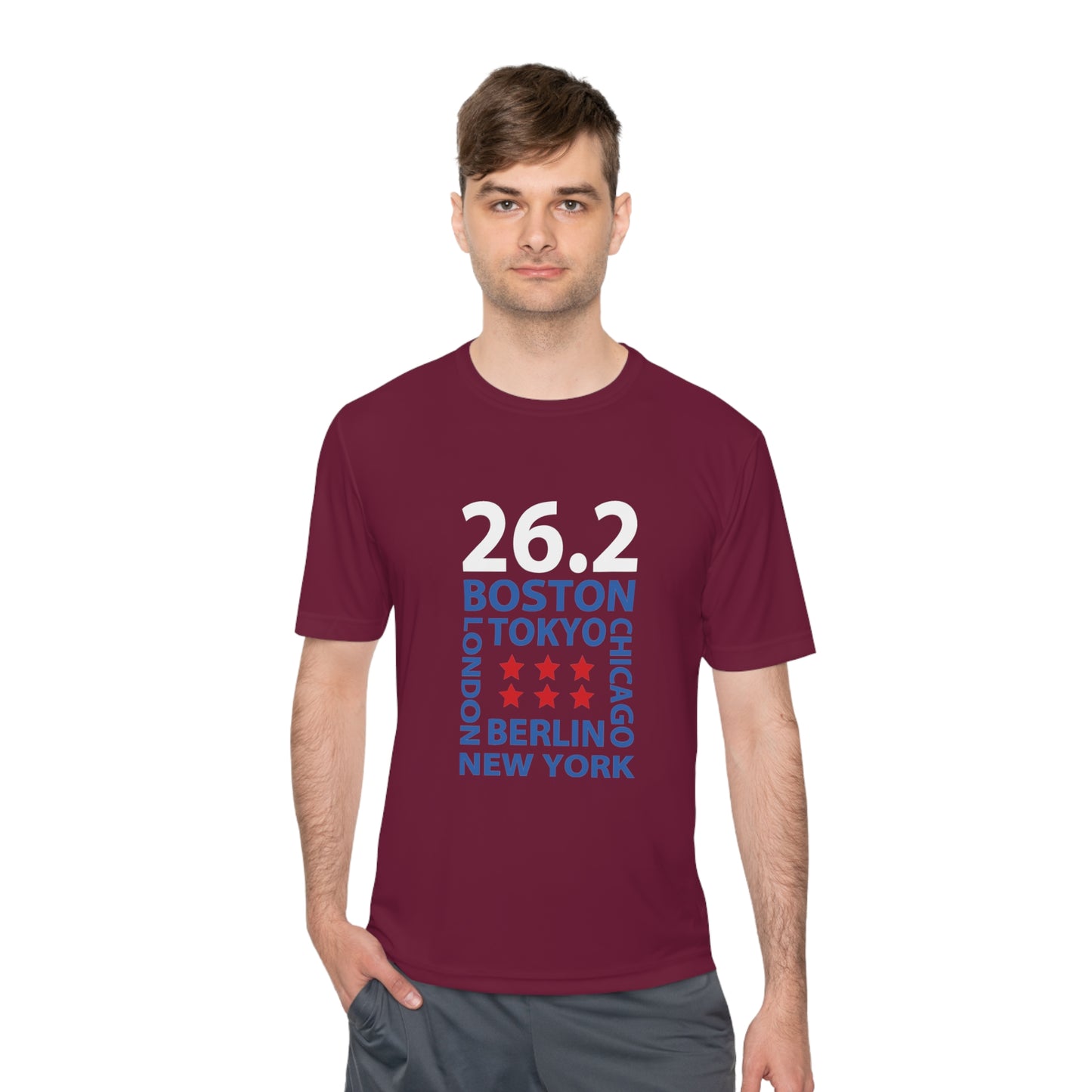 Marathon Majors Unisex Moisture Wicking Tee