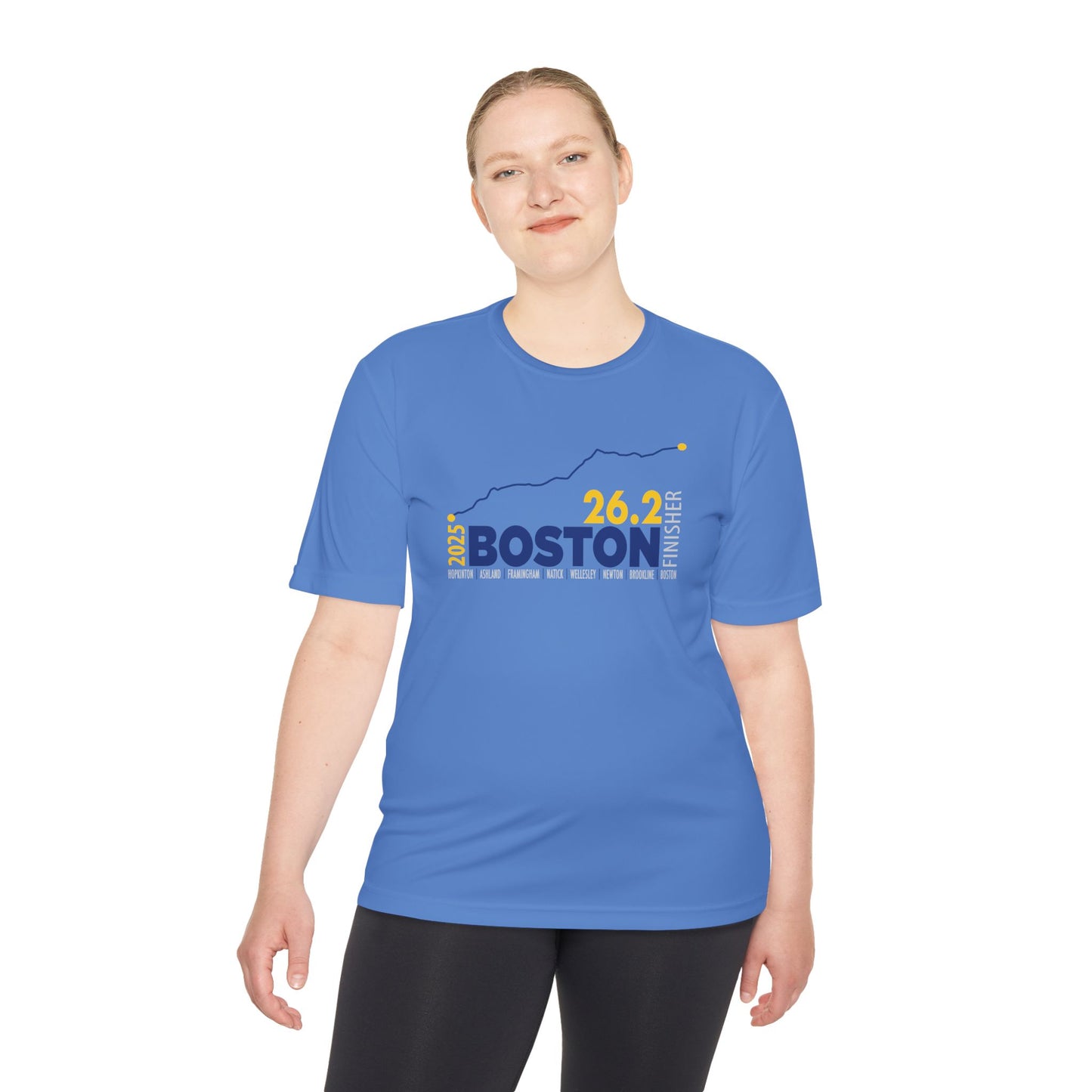 2025 Boston 26.2 Finisher Tee, Unisex Running Shirt, Moisture Wicking Sports Apparel, Fitness Gear, Gift for Runners
