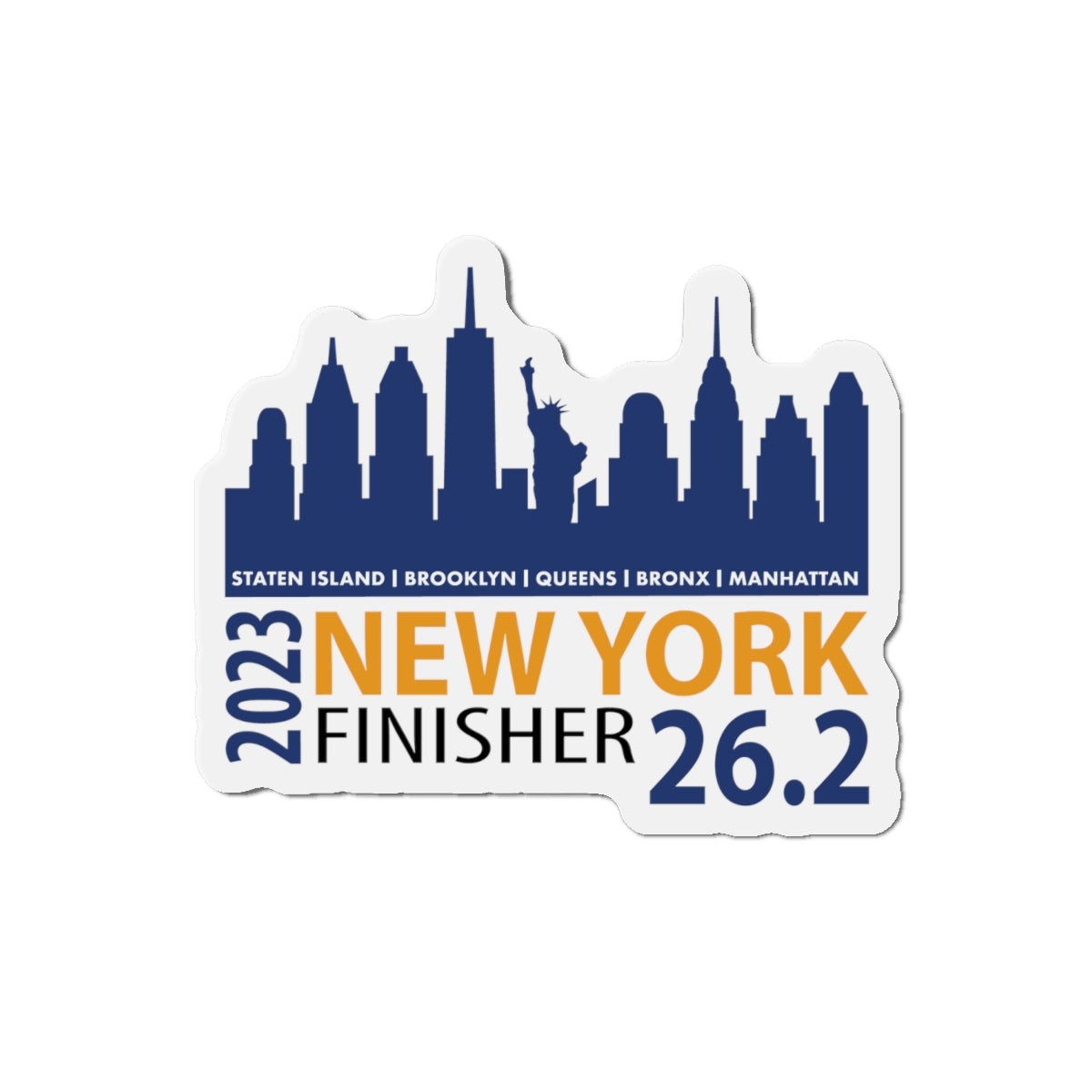 NYC 2023 Finisher Kiss-Cut Magnets