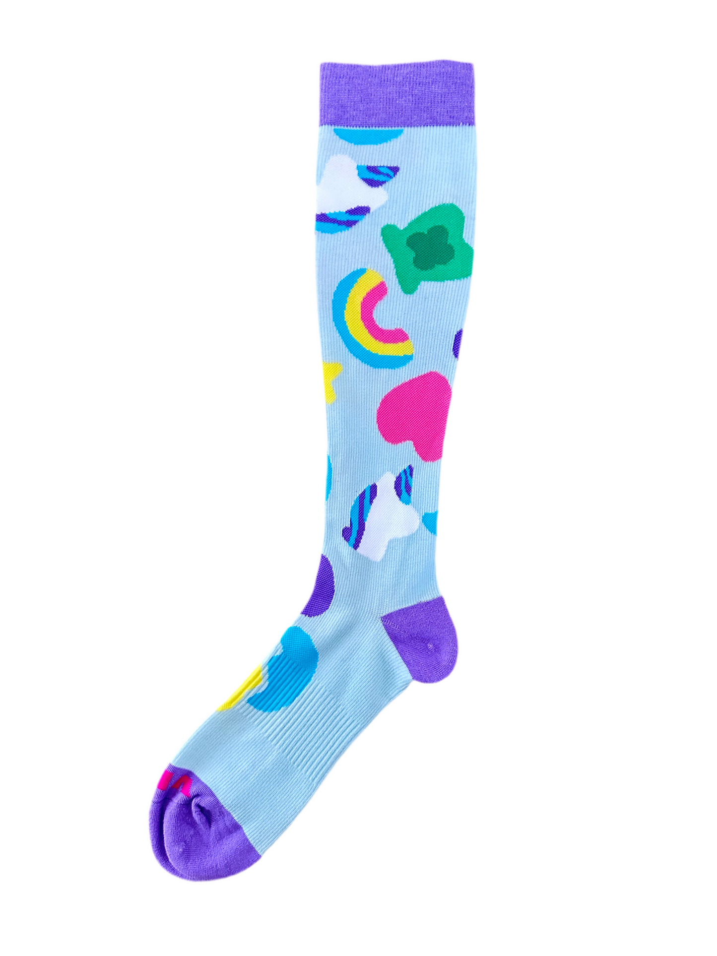 Sweet Rainbow Compression Socks