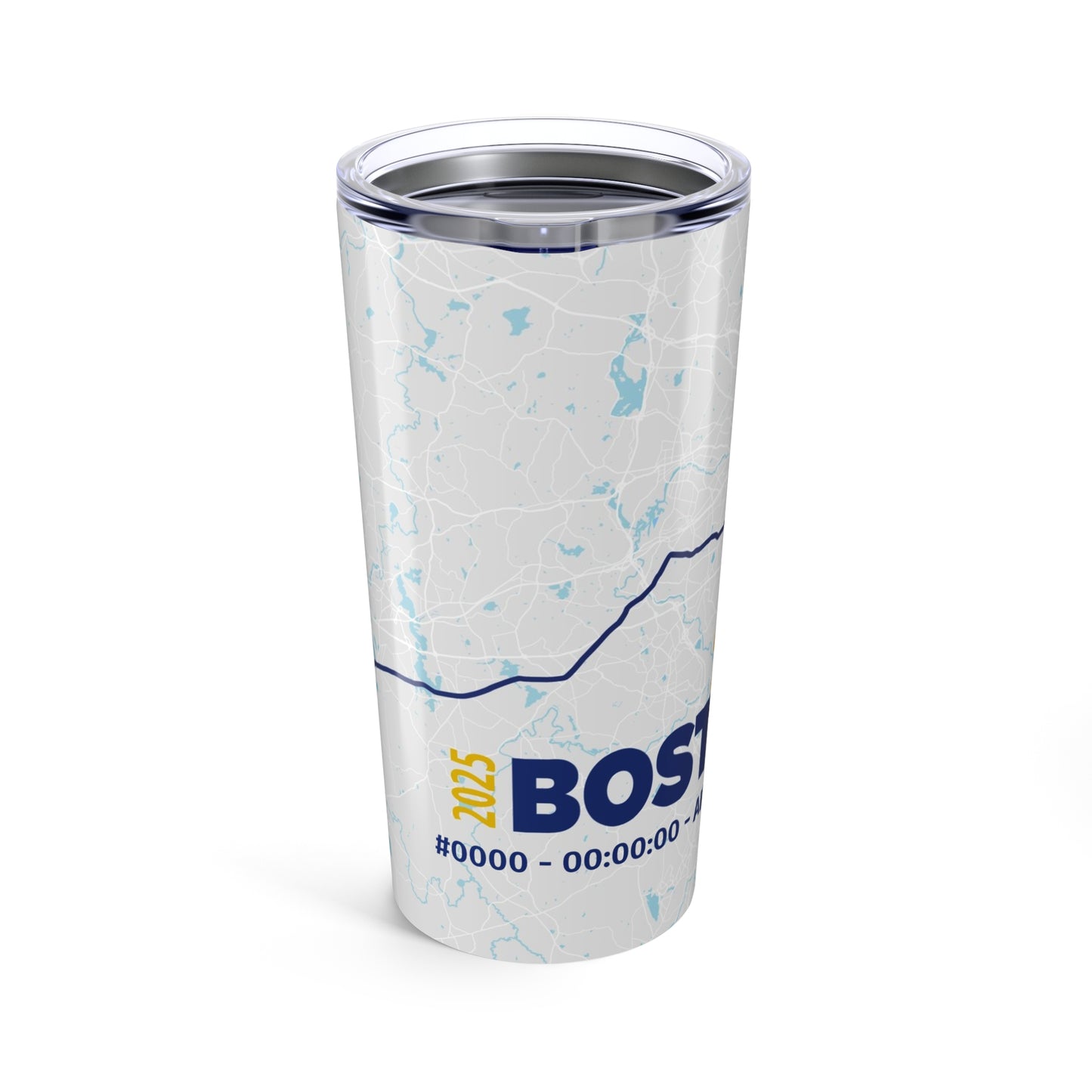Boston 2025 Custom finisher 20oz Tumbler for Runners, Marathon Gifts, Boston Race Finishers, Gym Hydration, Sports Motivation