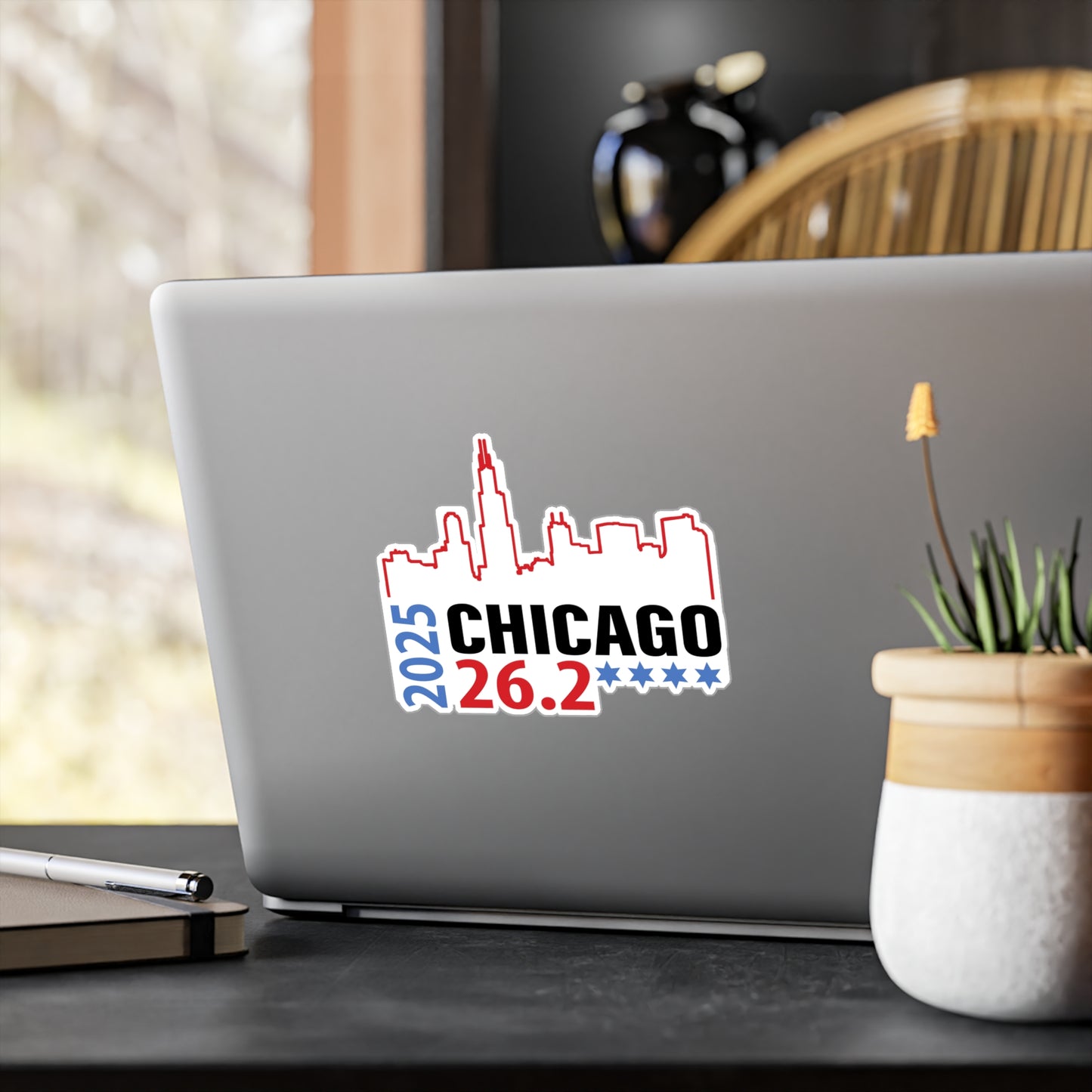 2025 Chicago 26.2 Vinyl Decal, 2025 Chicago 26.2 Sticker, Running Gift, Race Day Decor, Sports Enthusiast Vinyl