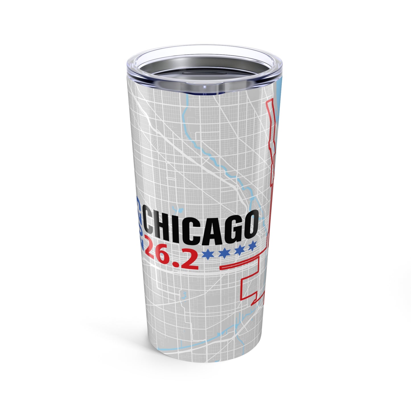 2025 Chicago 26.2 20oz Tumbler, Running Gift, Sports Enthusiast Drinkware, Travel Mug, Race Day Accessory, Fitness Motivational
