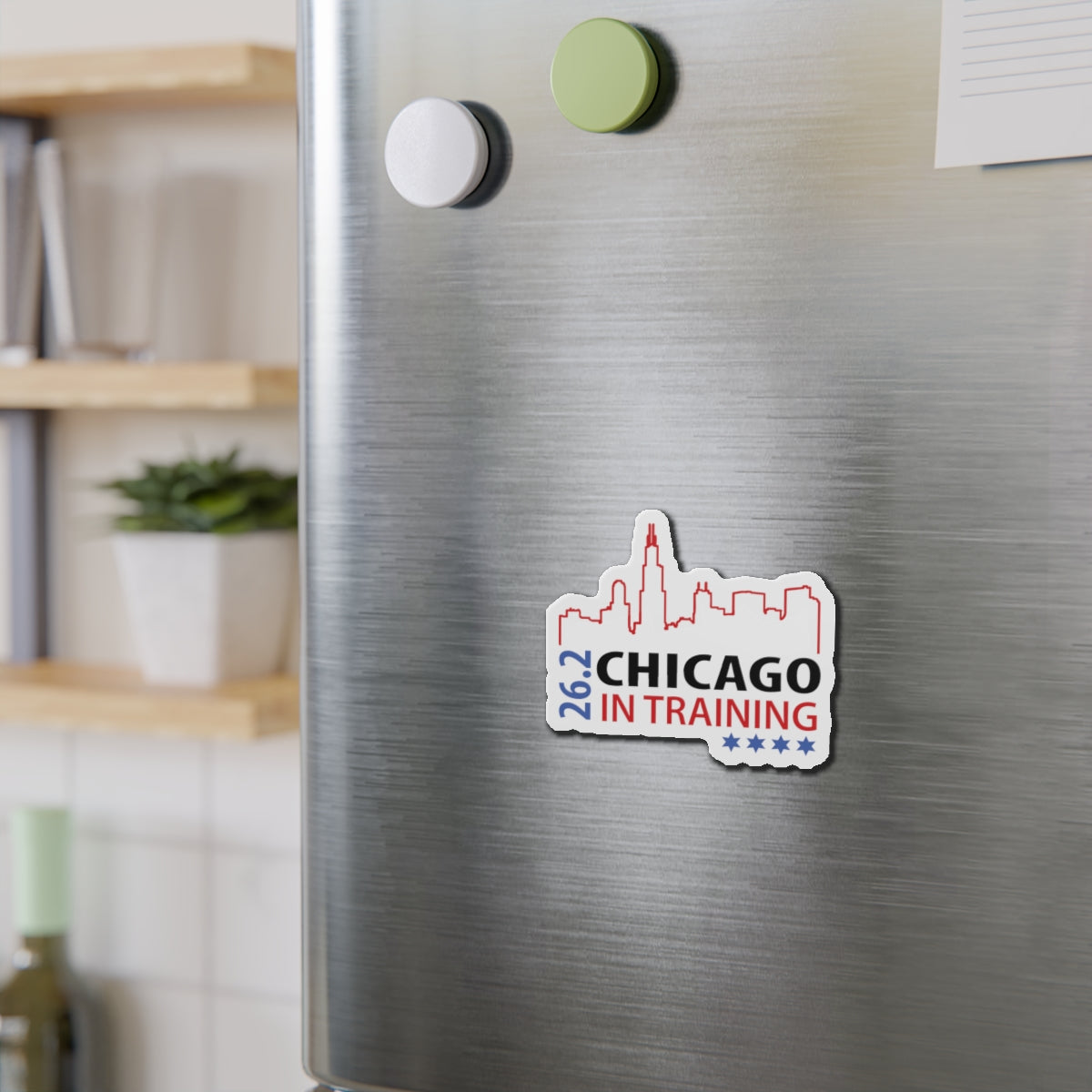 Chicago 26.2 in training Die-Cut Magnets
