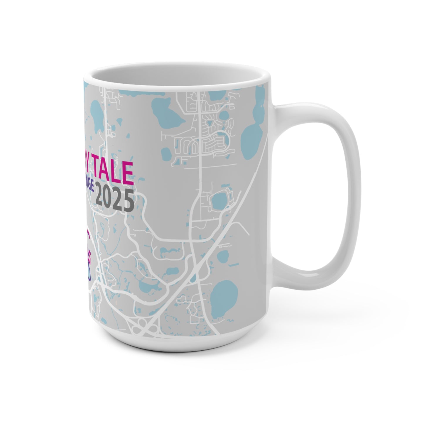Fairy Tale Challenge 2025 Mug, Fun Motivational Cup, Running Gift, Keepsake, Sports Drinkware, Unique Coffee Mug