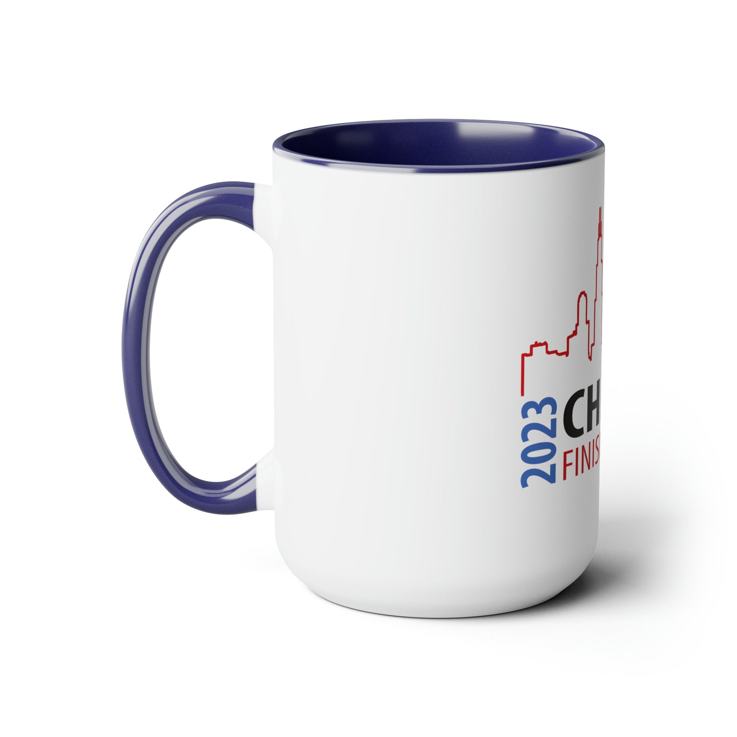 Chicago 26.2 2023 Finisher Two-Tone Coffee Mugs, 15oz