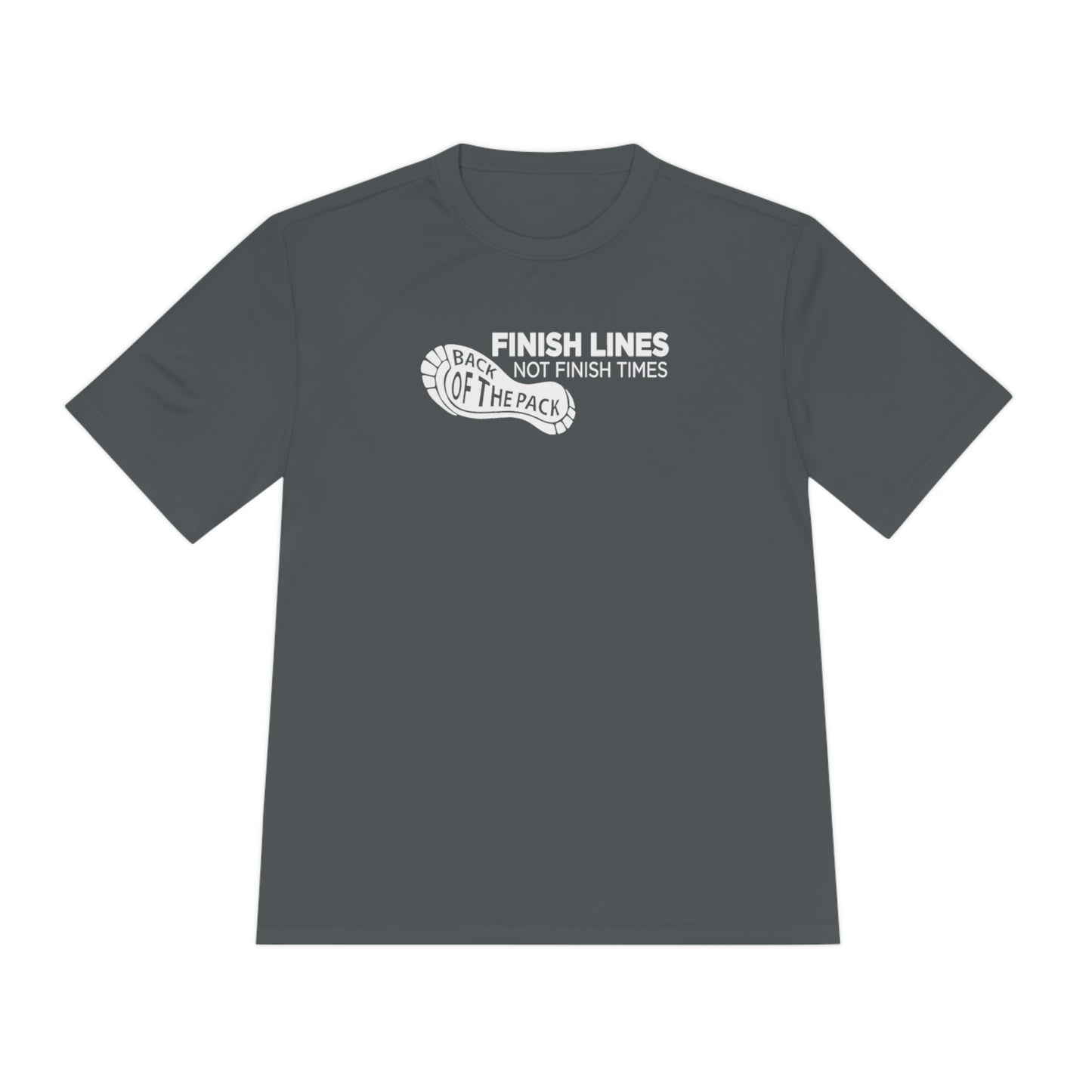 Back of the pack slogan Unisex Moisture Wicking Tee
