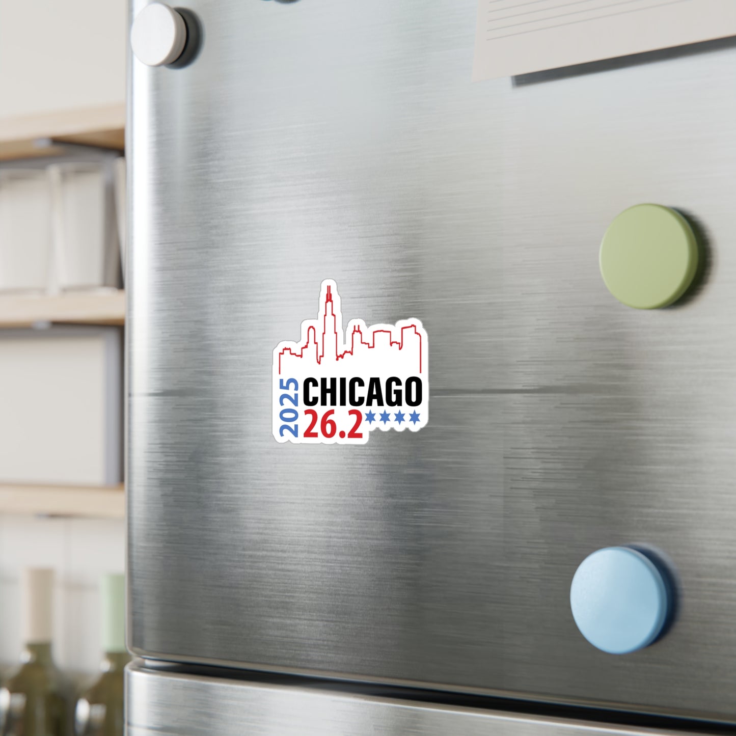 2025 Chicago 26.2 Vinyl Decal, 2025 Chicago 26.2 Sticker, Running Gift, Race Day Decor, Sports Enthusiast Vinyl