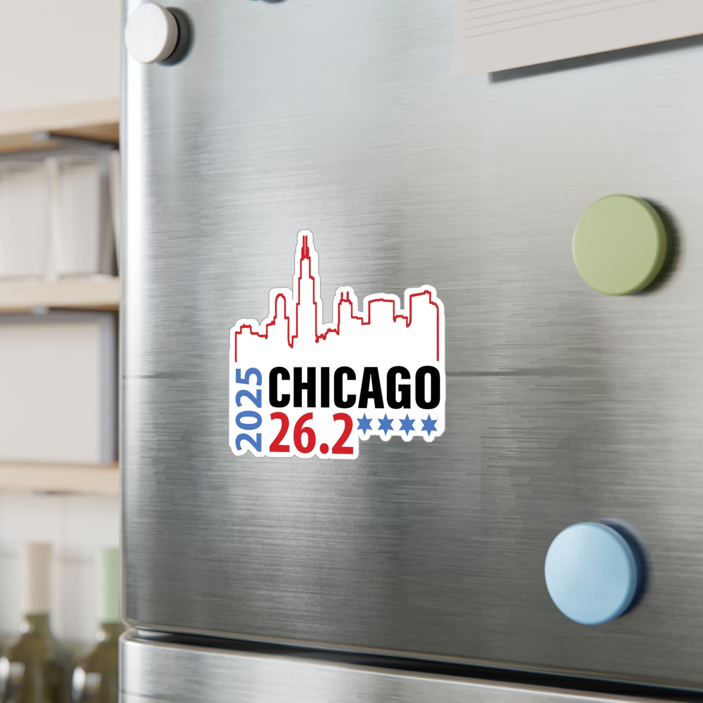 2025 Chicago 26.2 Vinyl Decal, 2025 Chicago 26.2 Sticker, Running Gift, Race Day Decor, Sports Enthusiast Vinyl