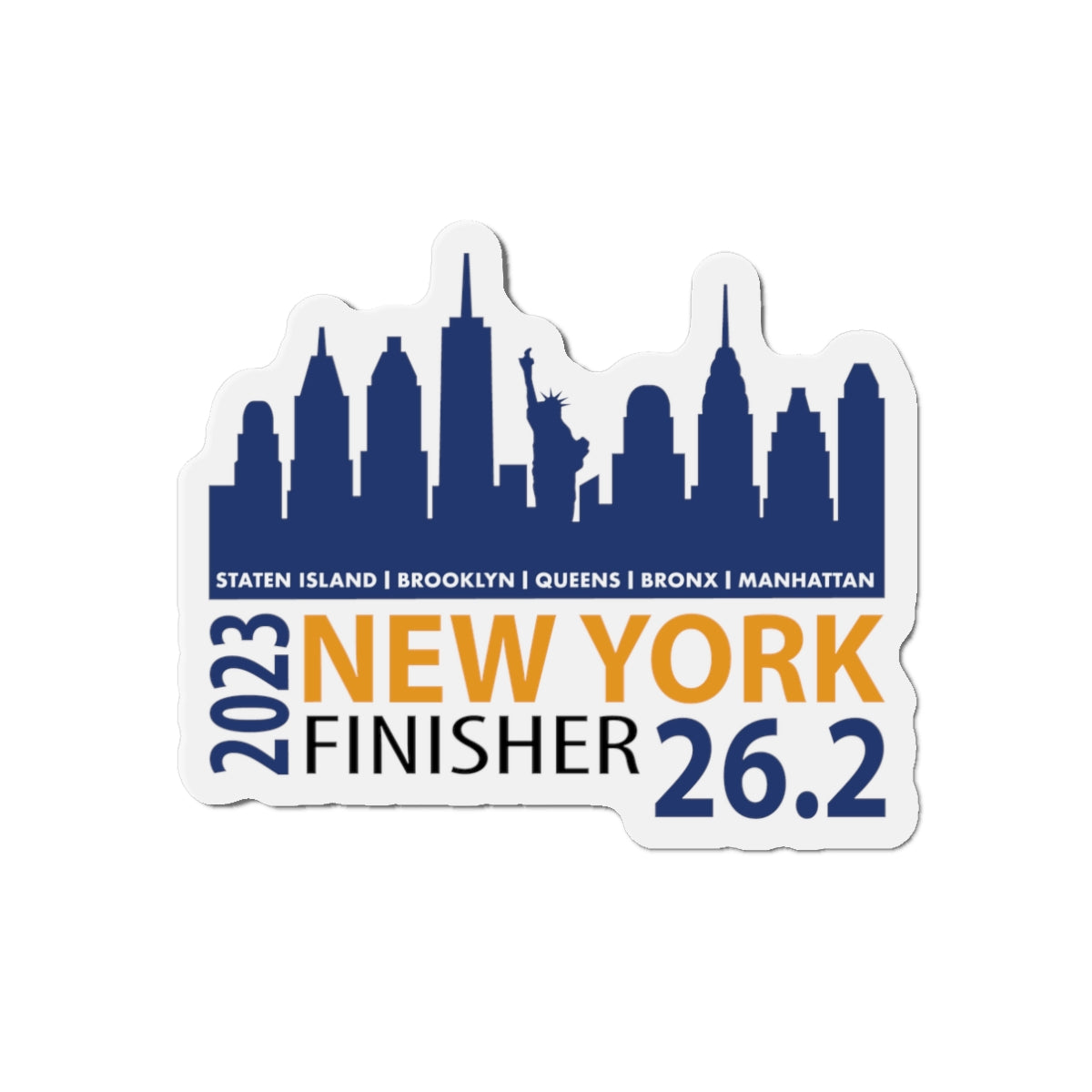 NYC 2023 Finisher Kiss-Cut Magnets