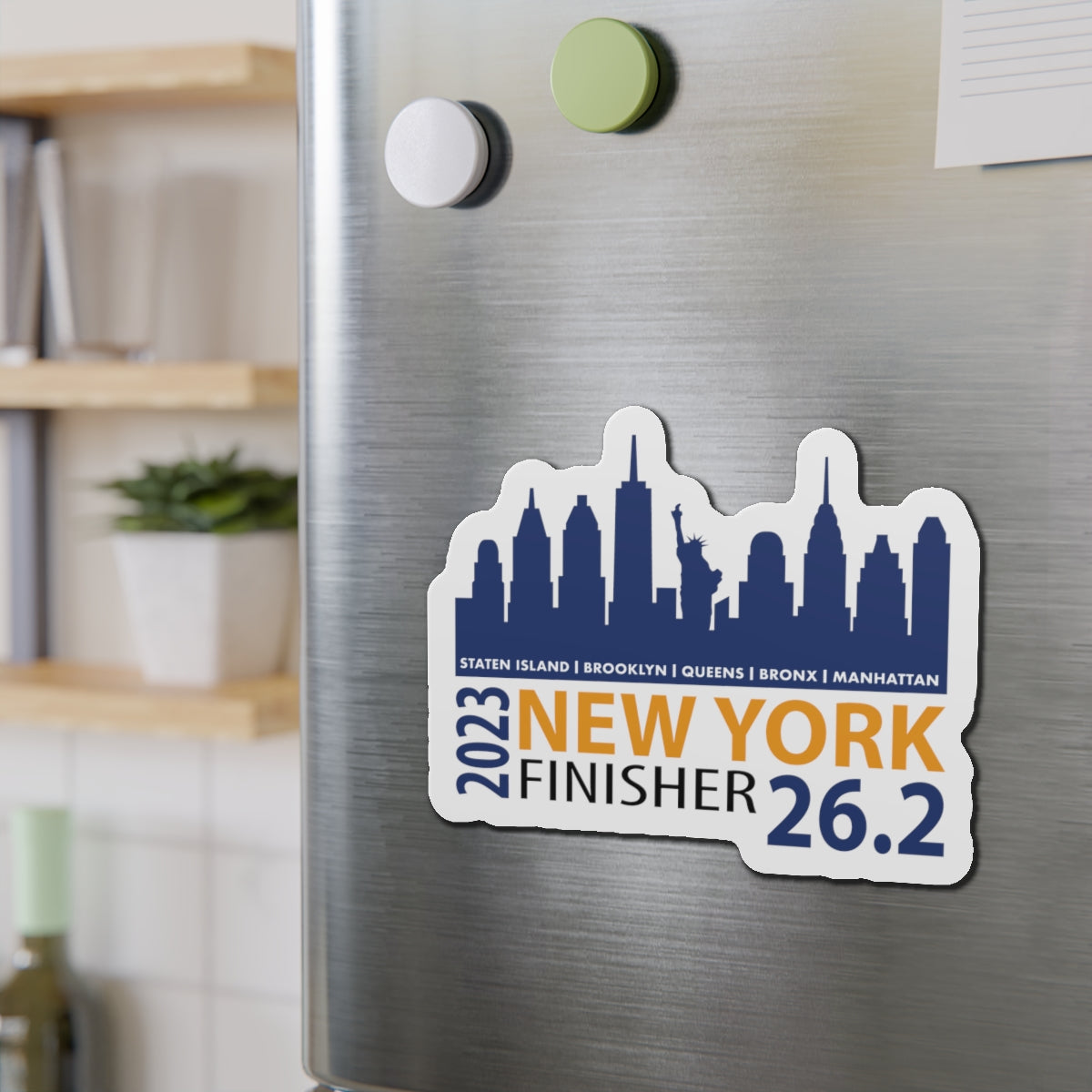 NYC 2023 Finisher Kiss-Cut Magnets