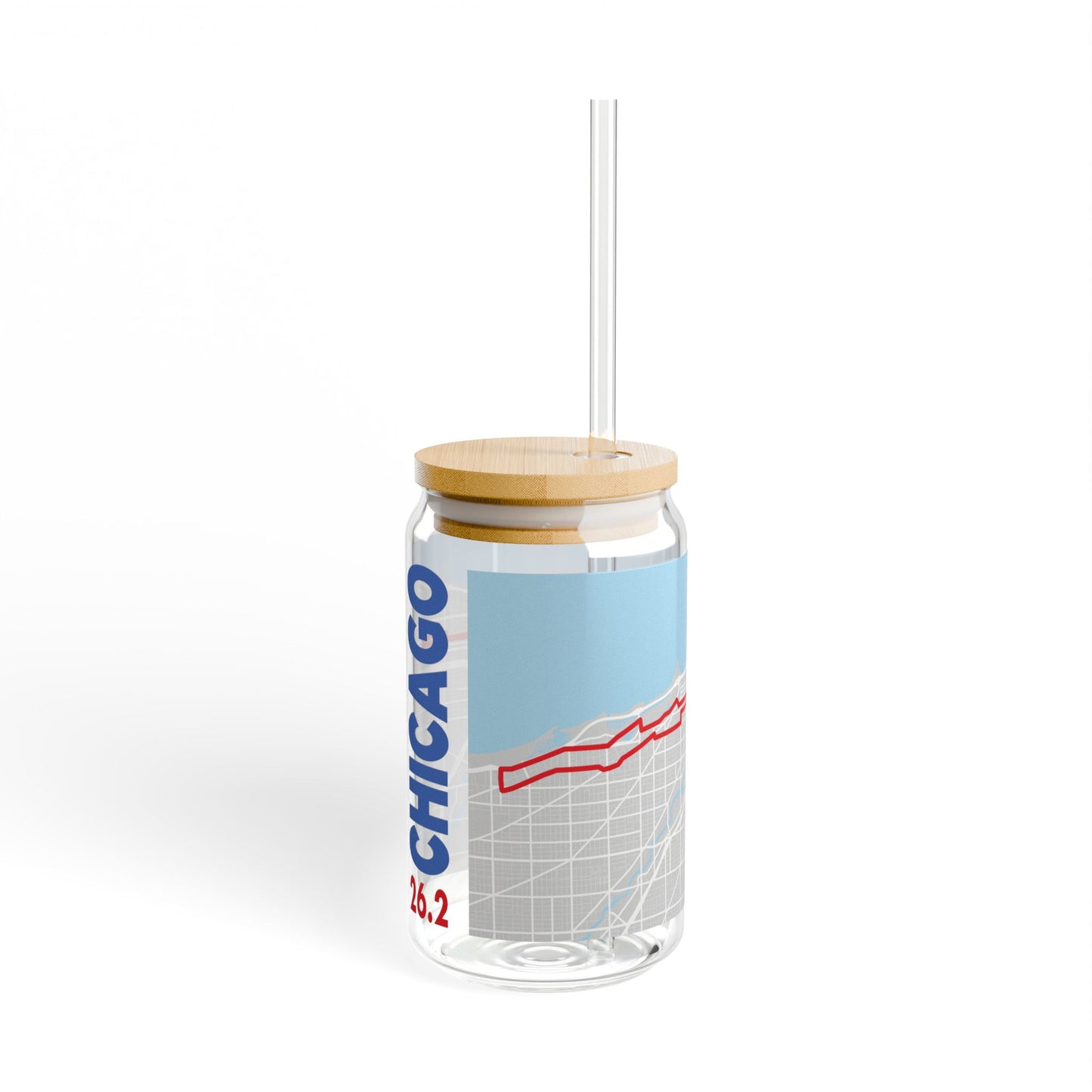 Chicago 26.2 Sipper Glass, 16oz