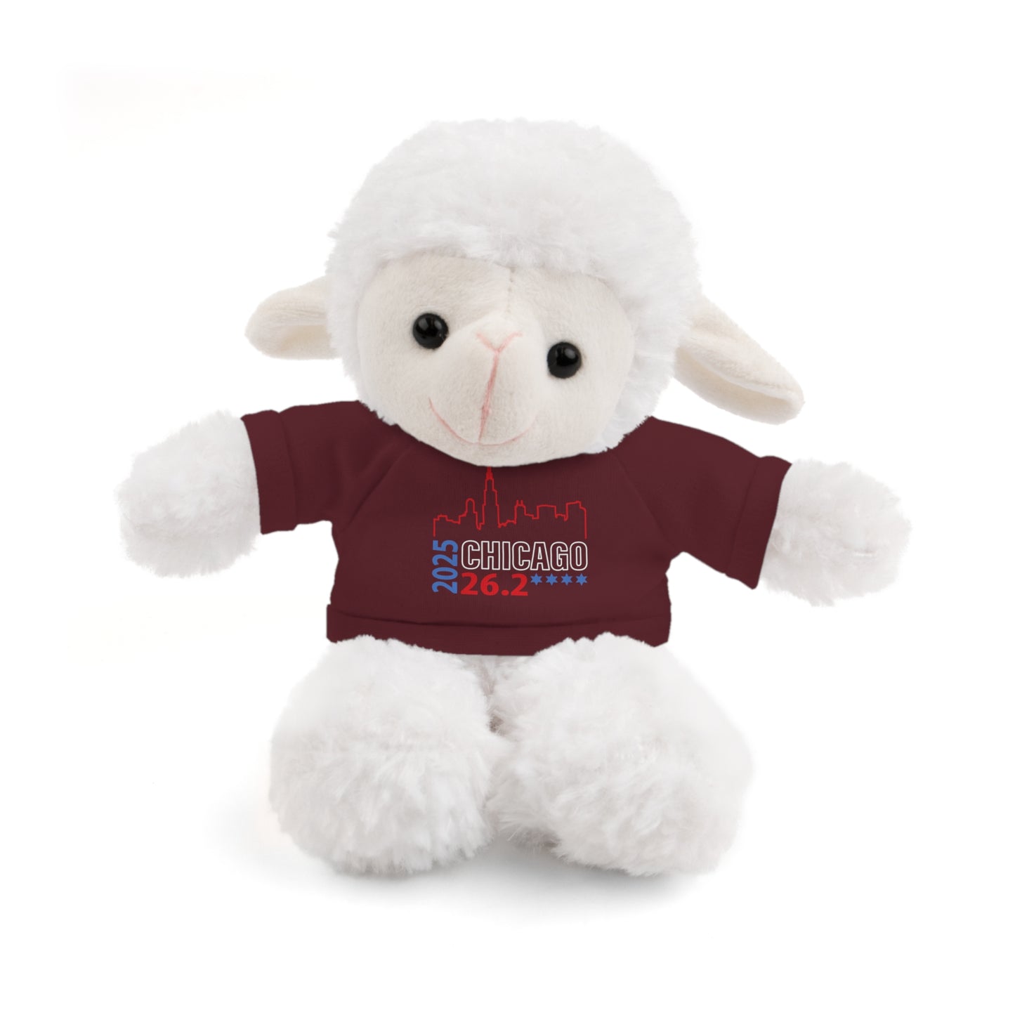 Chicago Marathon Finishers Stuffed Bear, Personalized Gift, Collector's Item, Cute Prize for Kids, Teddy Bear with Tee