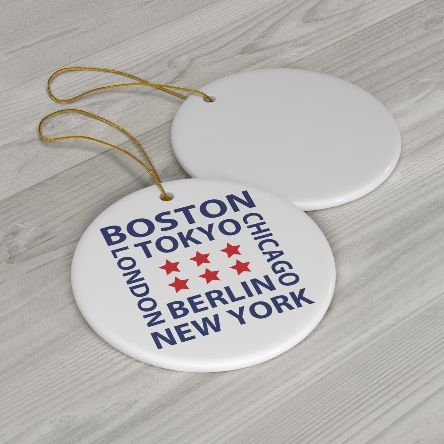 Marathon Majors Ceramic Ornament, 4 Shapes