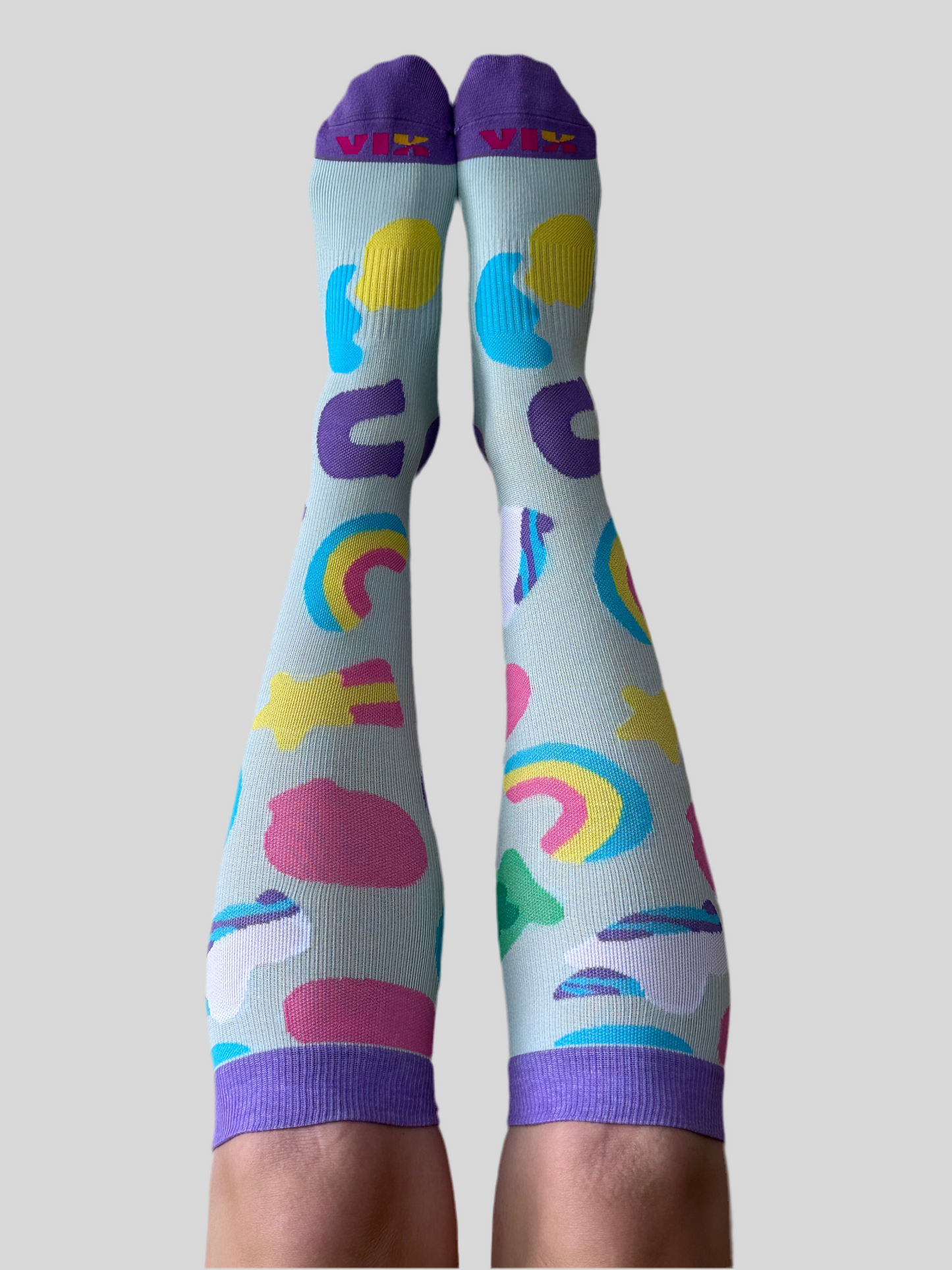 Sweet Rainbow Compression Socks