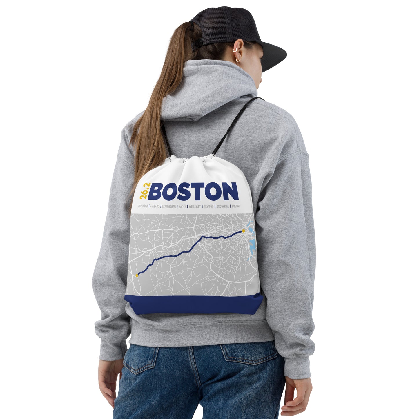 26.2 Boston Drawstring bag