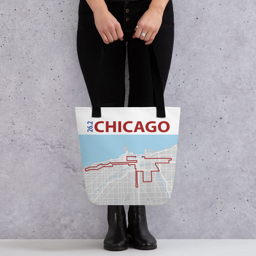 Chicago, pre 2022 route, Tote bag