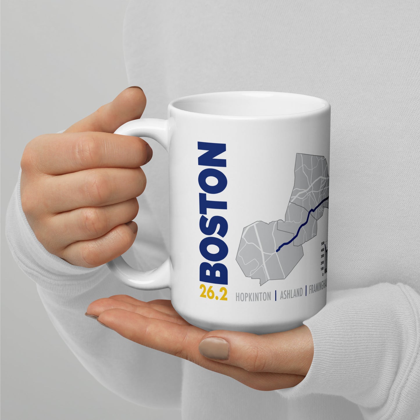 Boston 26.2 mug