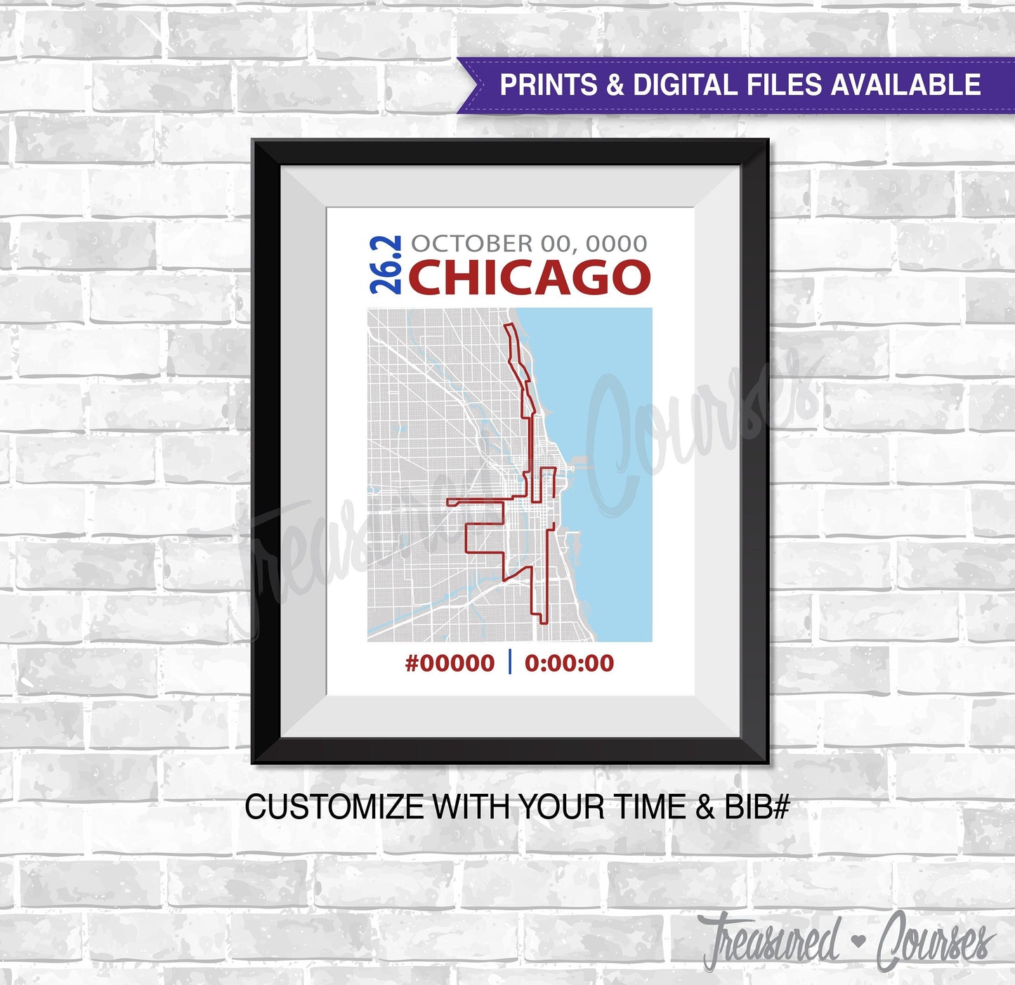Chicago 26.2 New Design- 2022 route and past route available