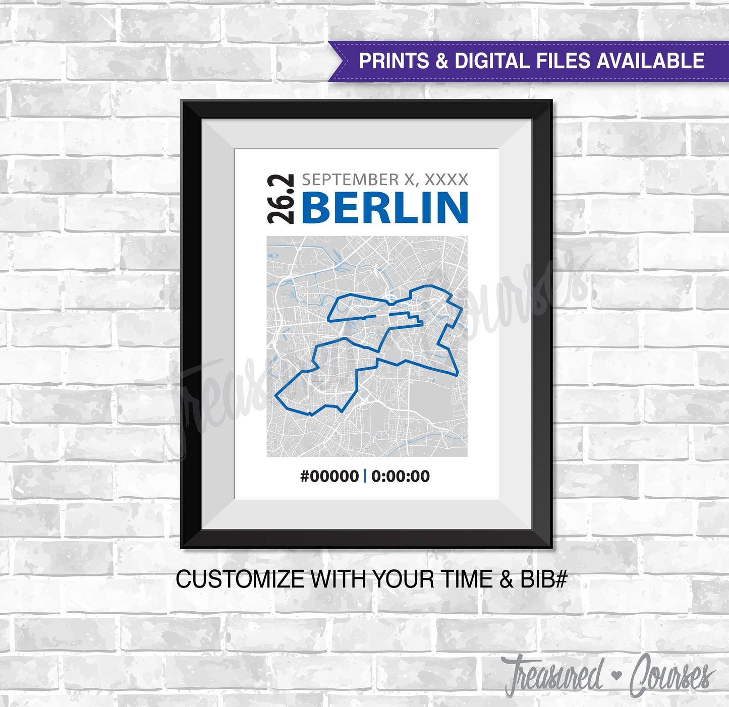 Berlin 26.2 New Design- Digital File & Print options available